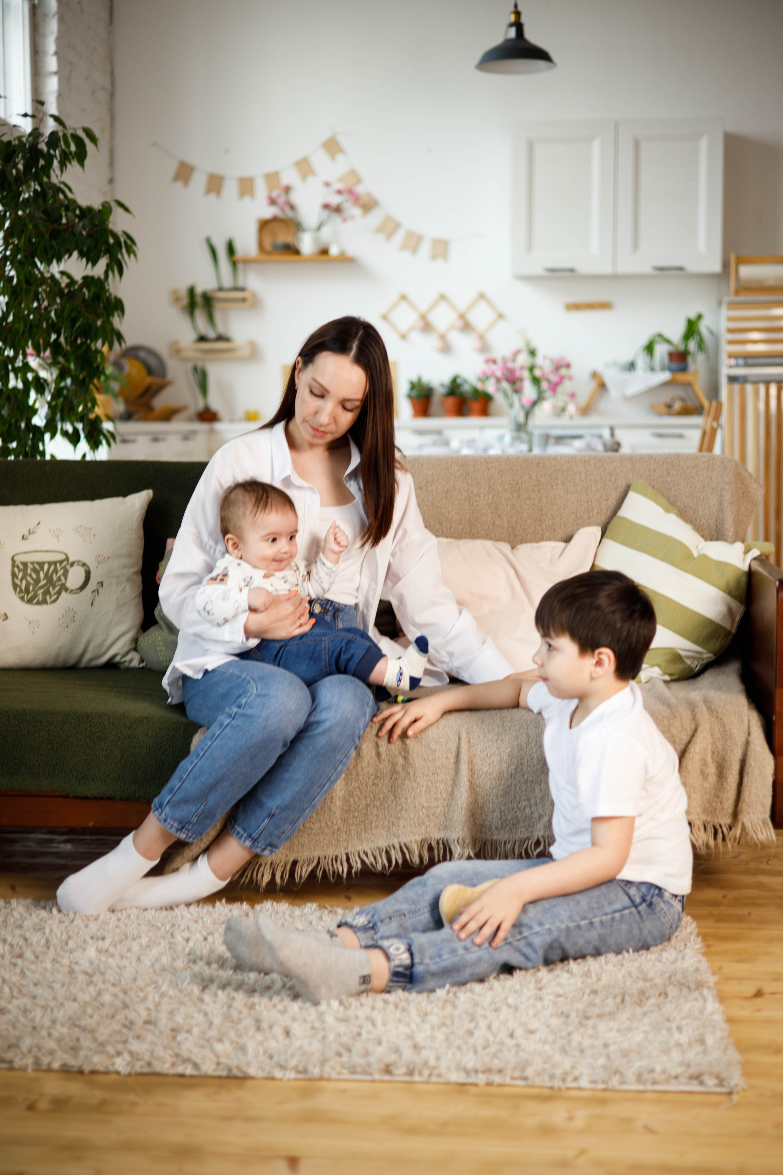 Маргарита и мальчики. Фотограф Екатерина Разинкова