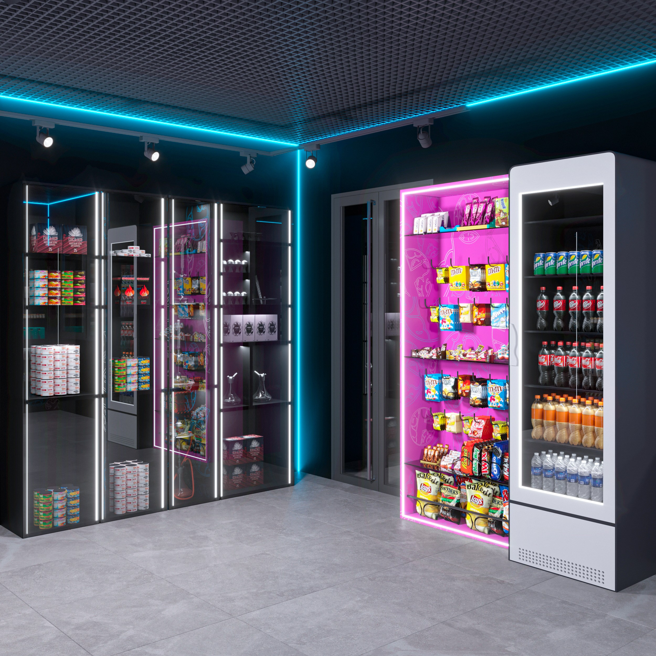 3д визуализация магазина вейпов. 3д визуализация экстерьеров и интерьеров