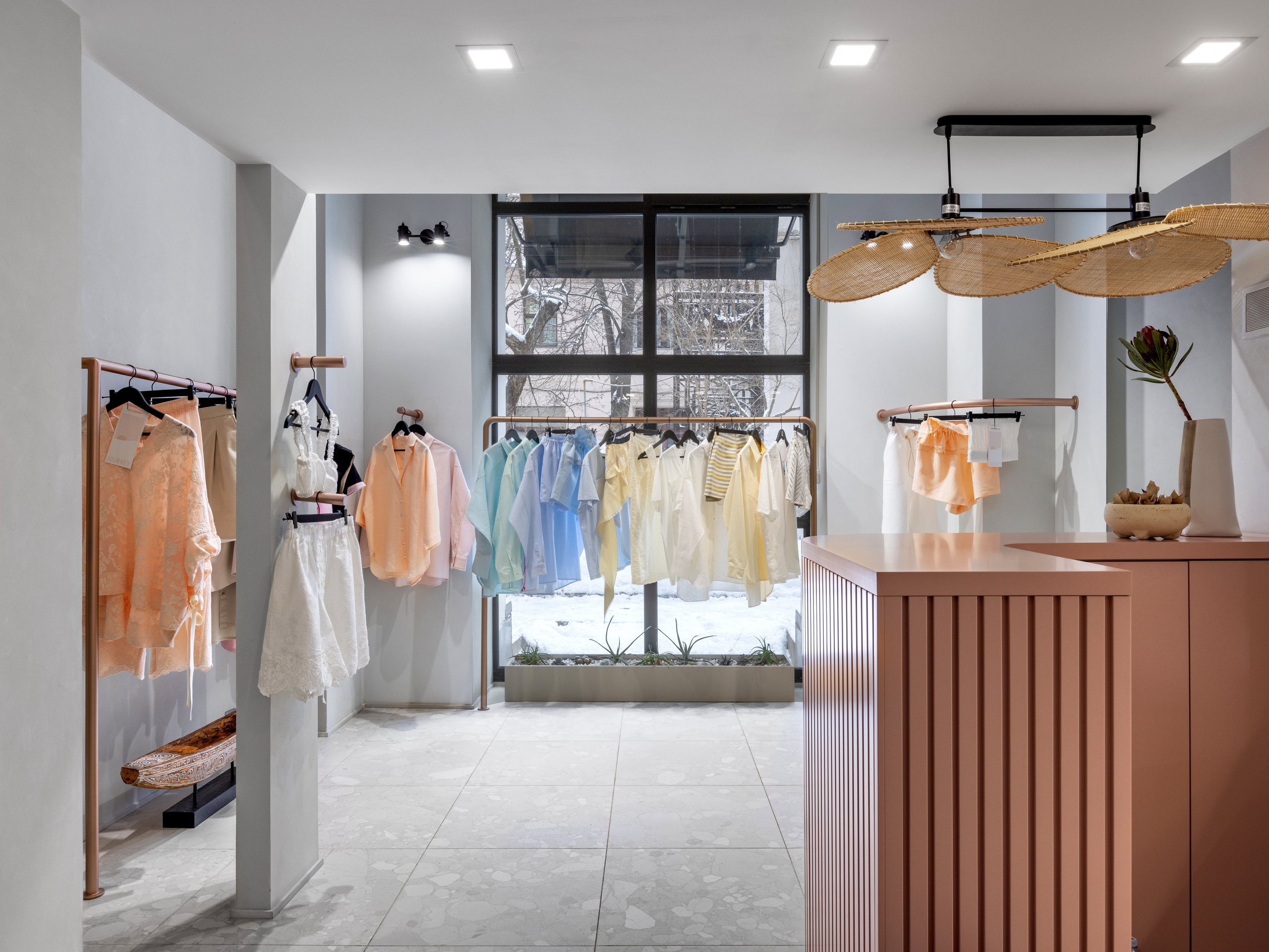 Шоу-рум дизайнерской одежды. Главная