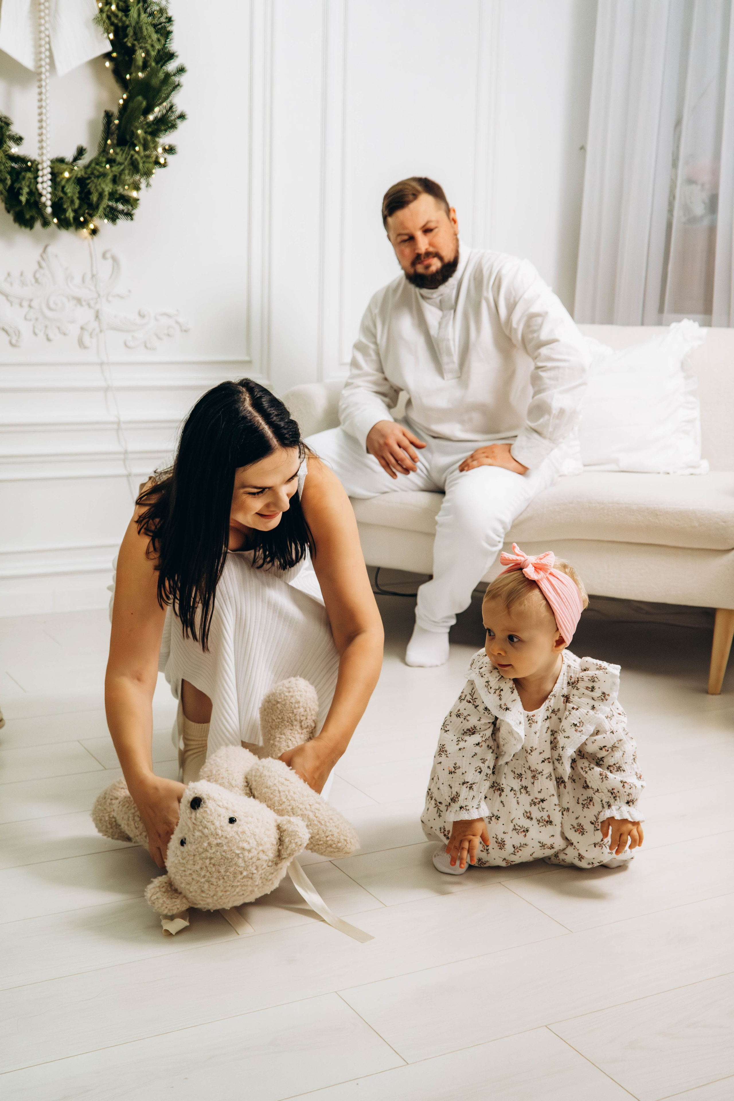 Съемка на годик малышки. Студия «LuLu». Фотограф Москва Валерия Веденина