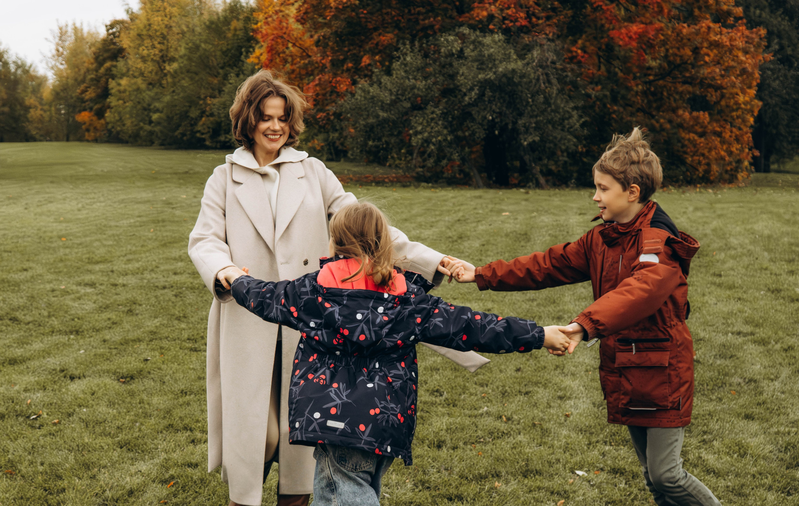 Осенняя семейная съемка в парке Царицыно. Фотограф Москва Валерия Веденина