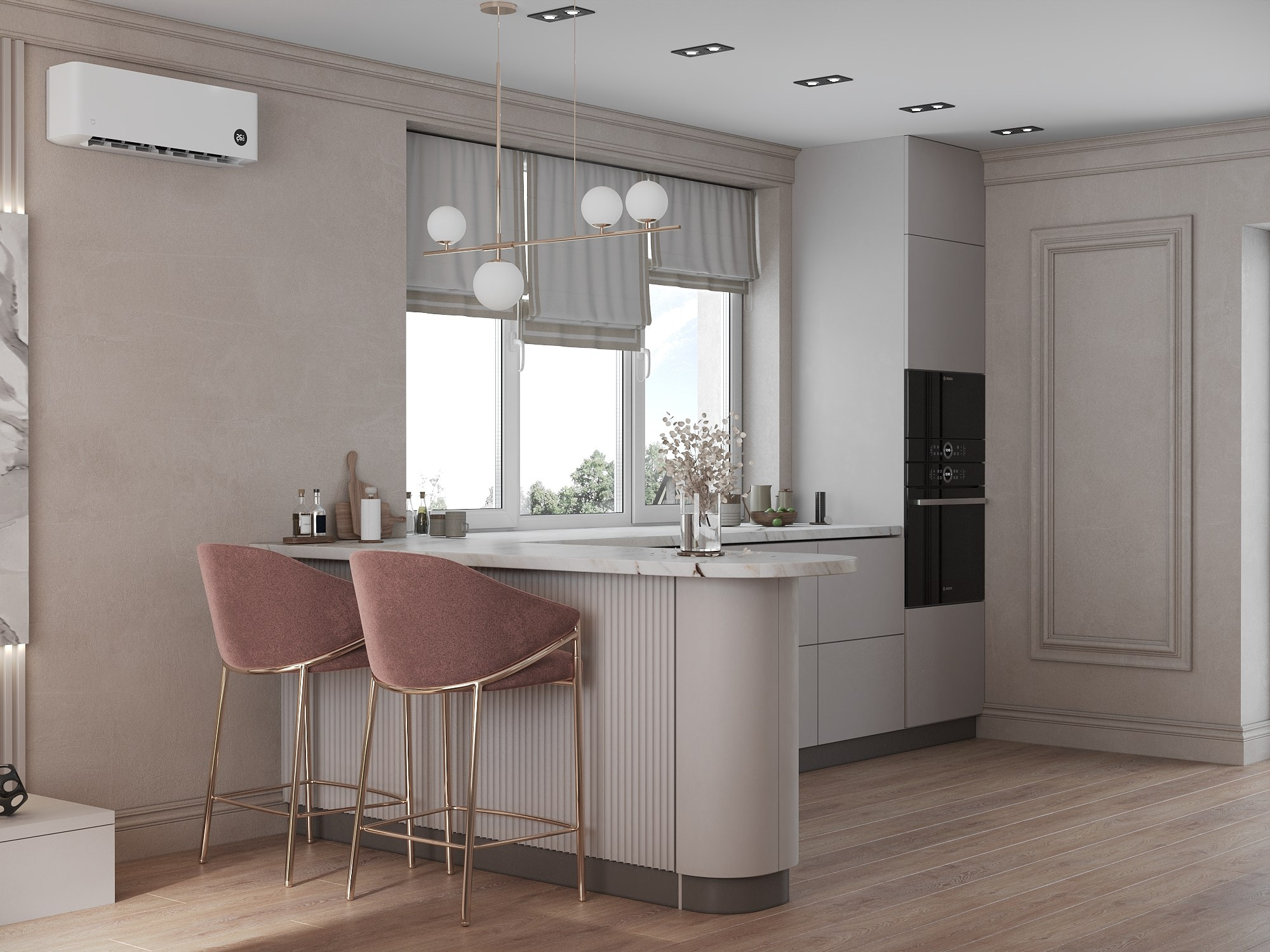 Пос. Вавиловец 170 м². БК студия дизайна интерьера