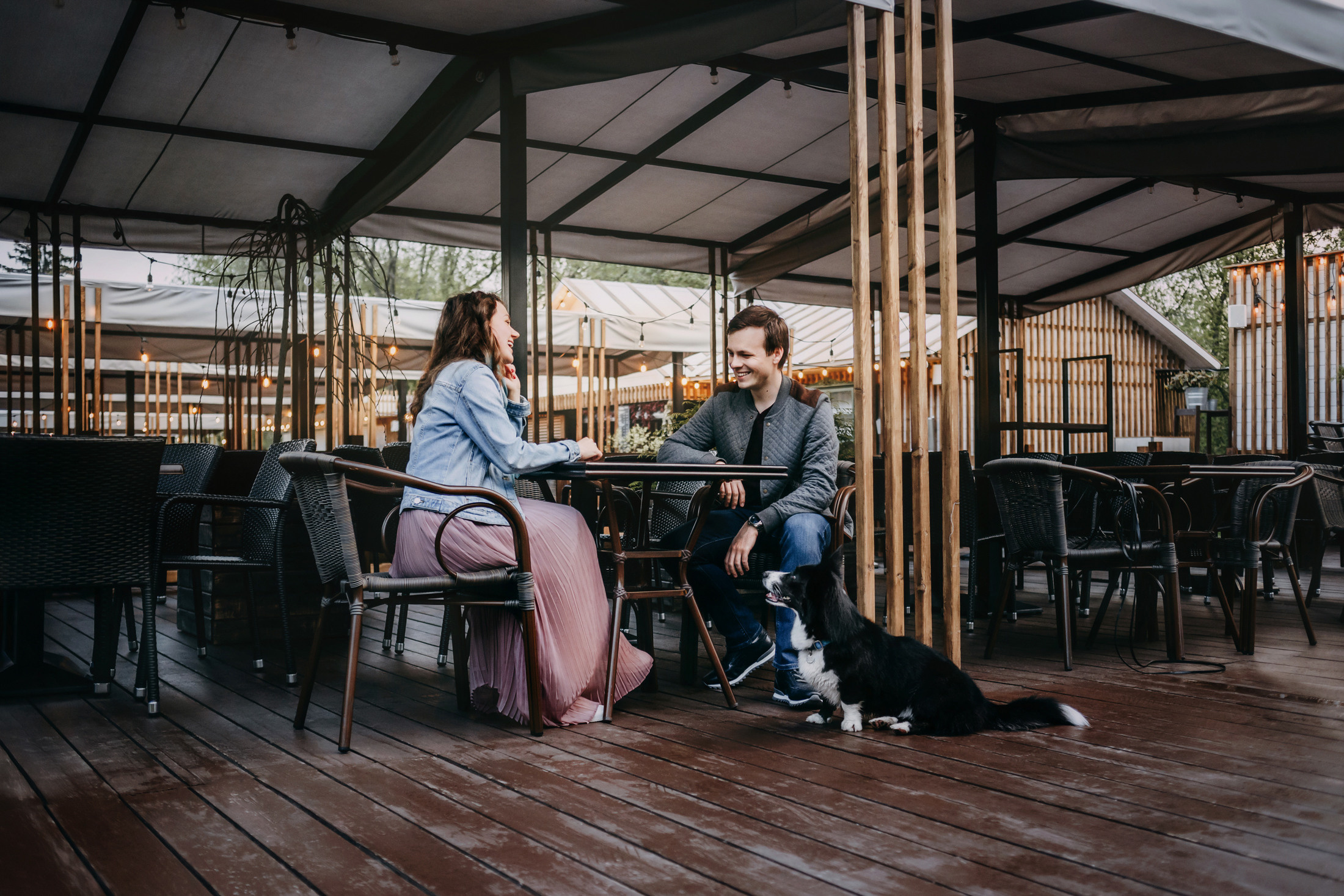 Андрей, Надя и Тара. Фотограф-анималист Елена Радченко, Москва