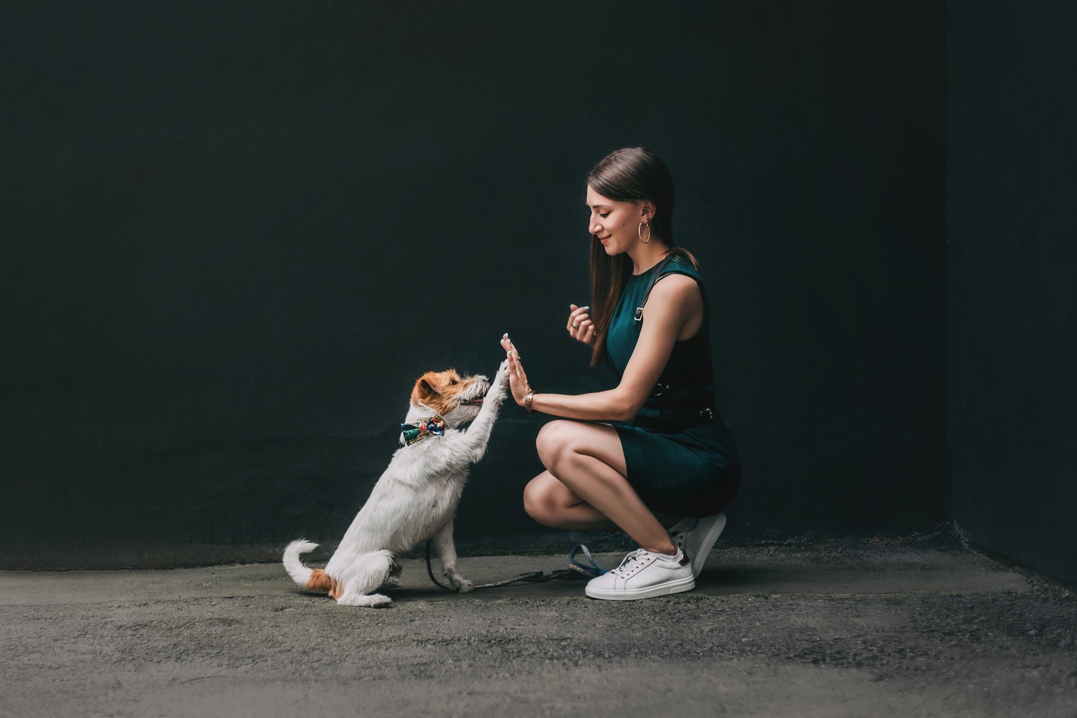 Женя, Марина и Теон. Фотограф-анималист Елена Радченко, Москва