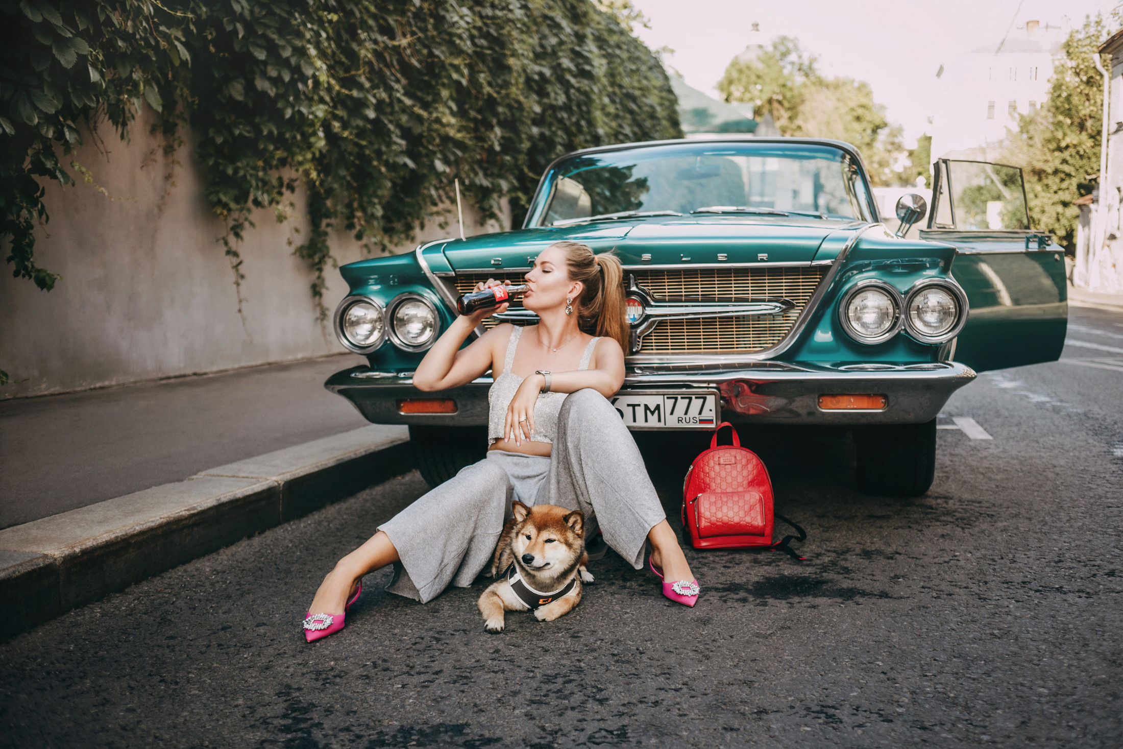 Наталья и Шанти. Фотограф-анималист Елена Радченко, Москва