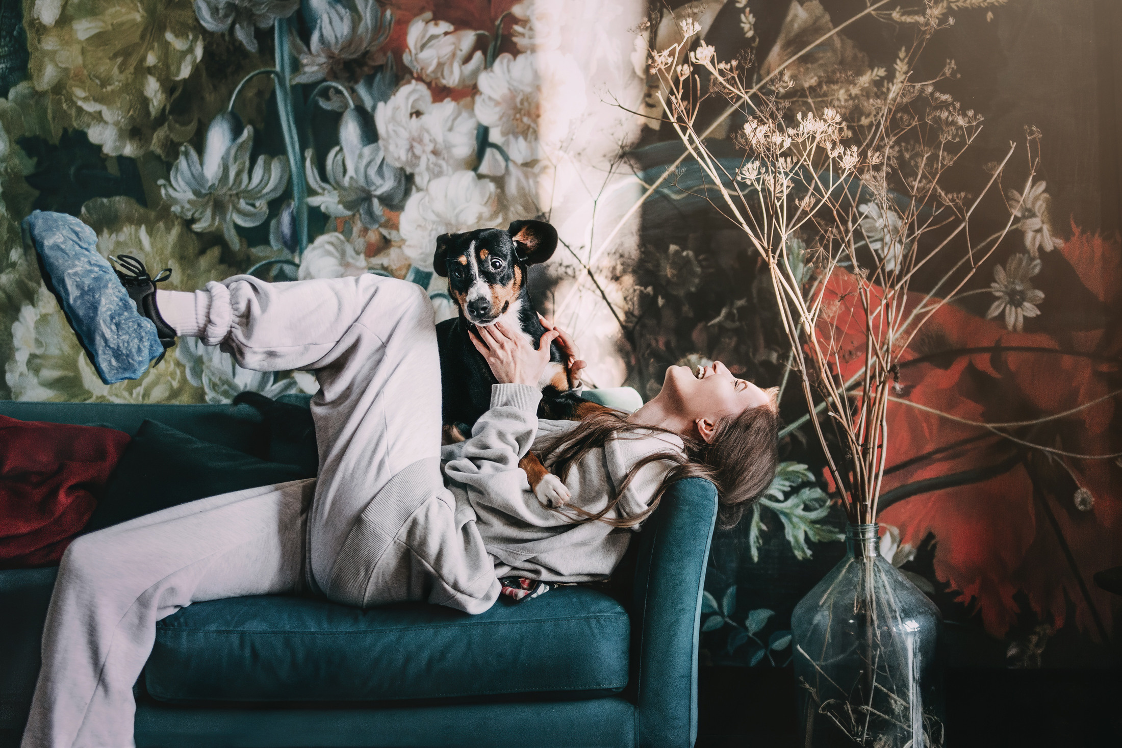 Аня и Пикси. Фотограф-анималист Елена Радченко, Москва