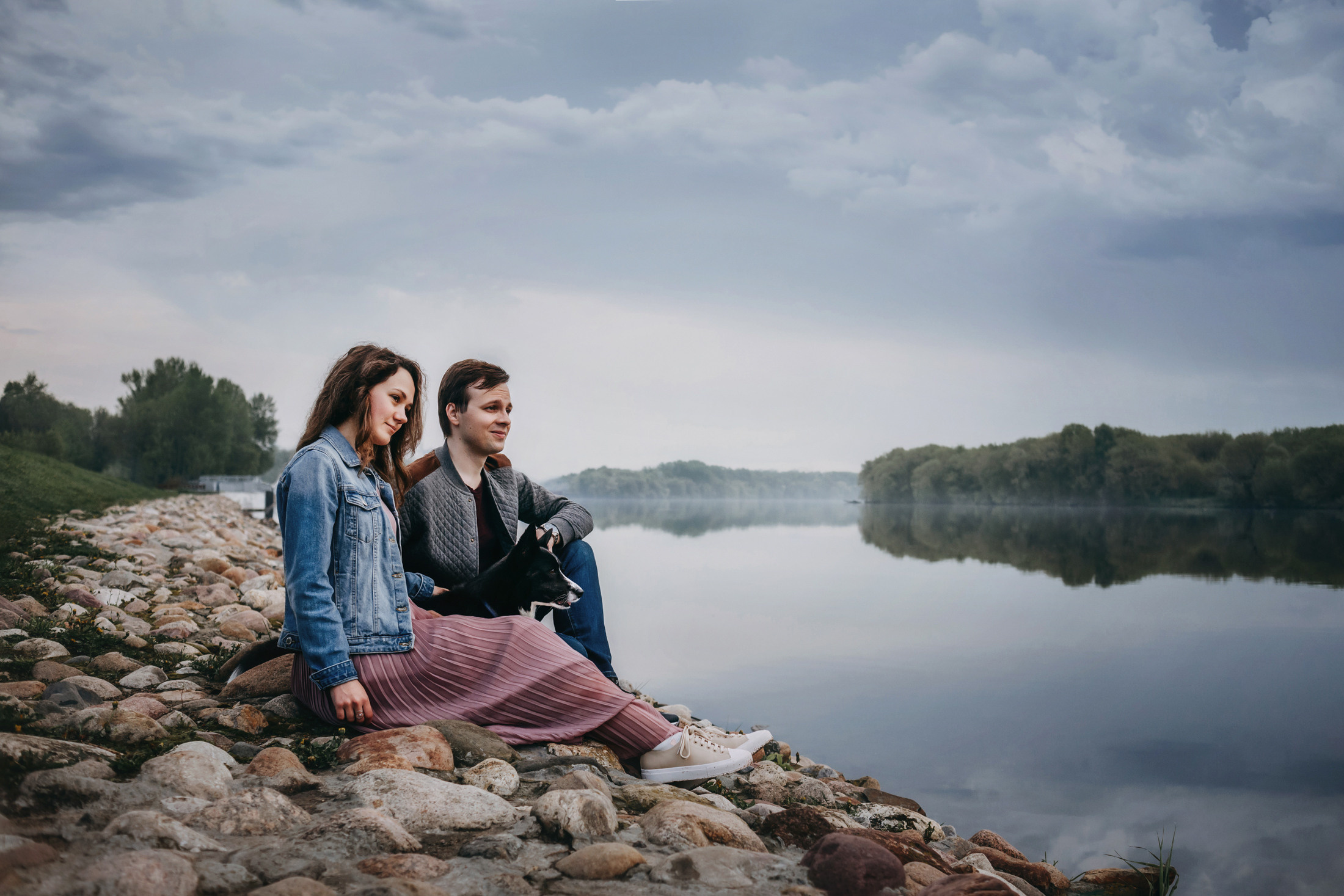 Андрей, Надя и Тара. Фотограф-анималист Елена Радченко, Москва