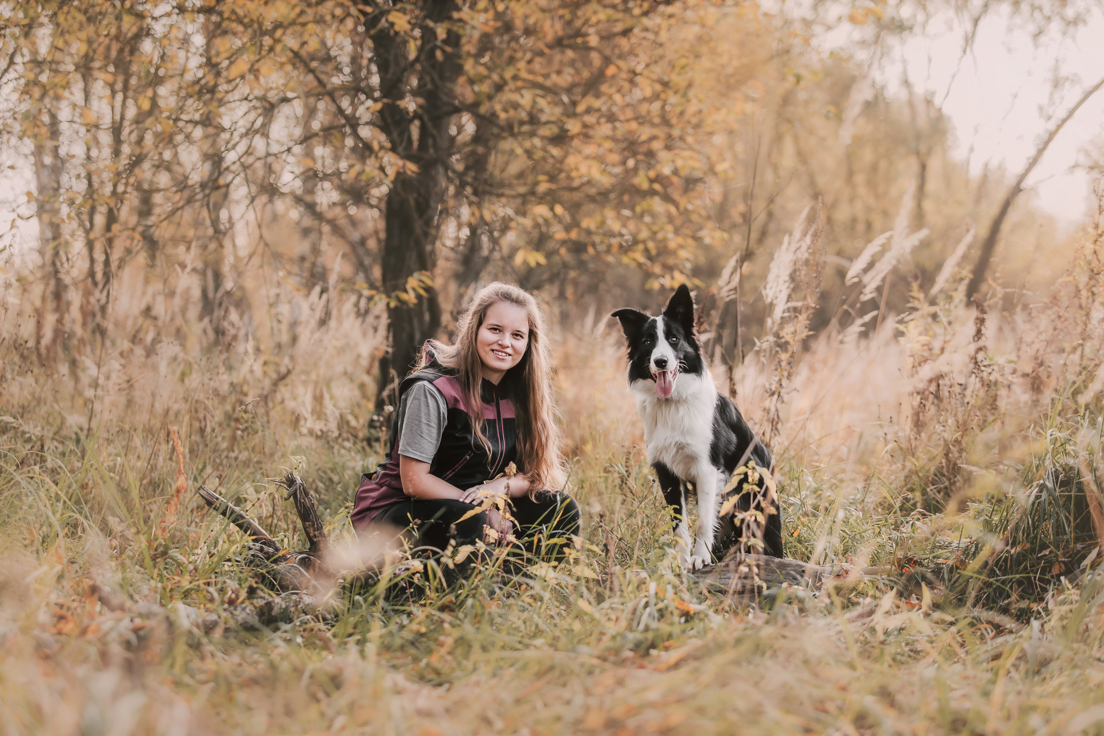 Оля и Фиш. Фотограф-анималист Елена Радченко, Москва