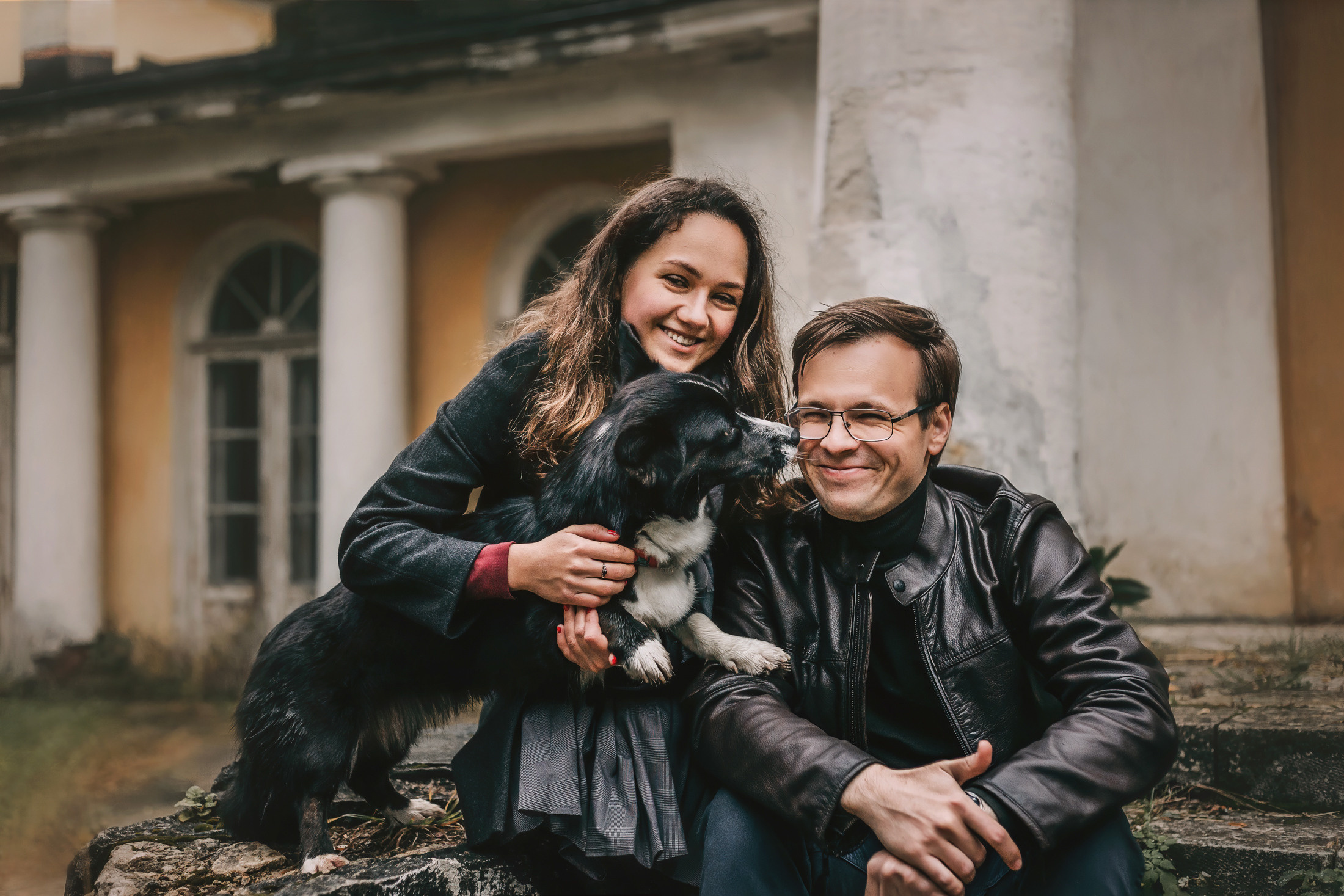 Андрей, Надя и Тара. Фотограф-анималист Елена Радченко, Москва