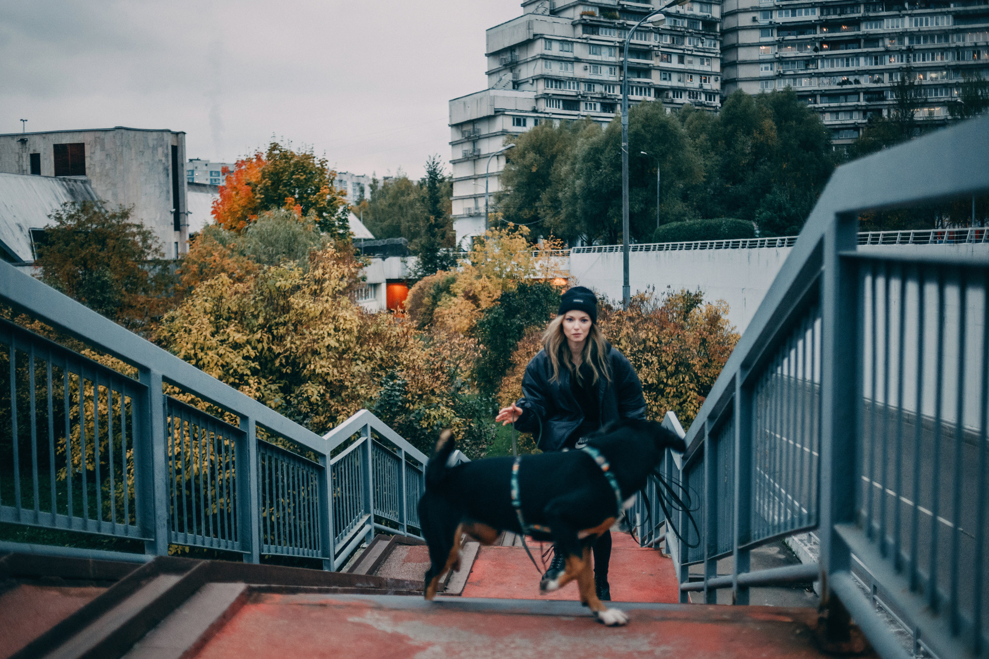 Аня и Вафля. Фотограф-анималист Елена Радченко, Москва