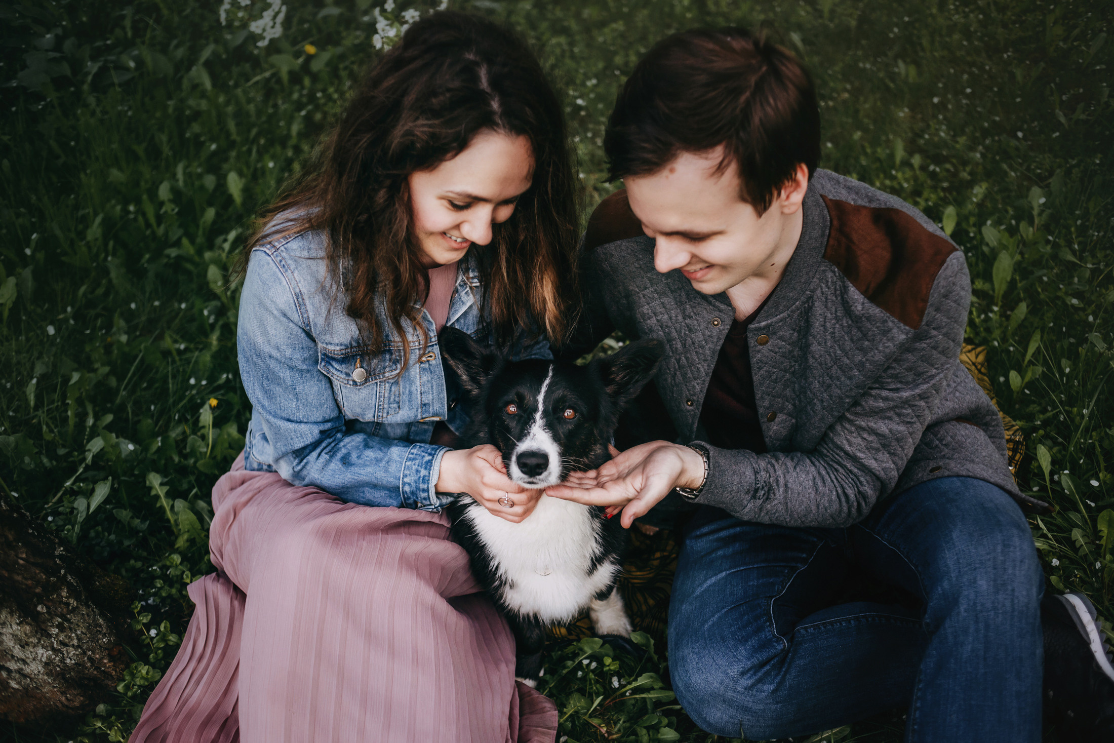 Андрей, Надя и Тара. Фотограф-анималист Елена Радченко, Москва