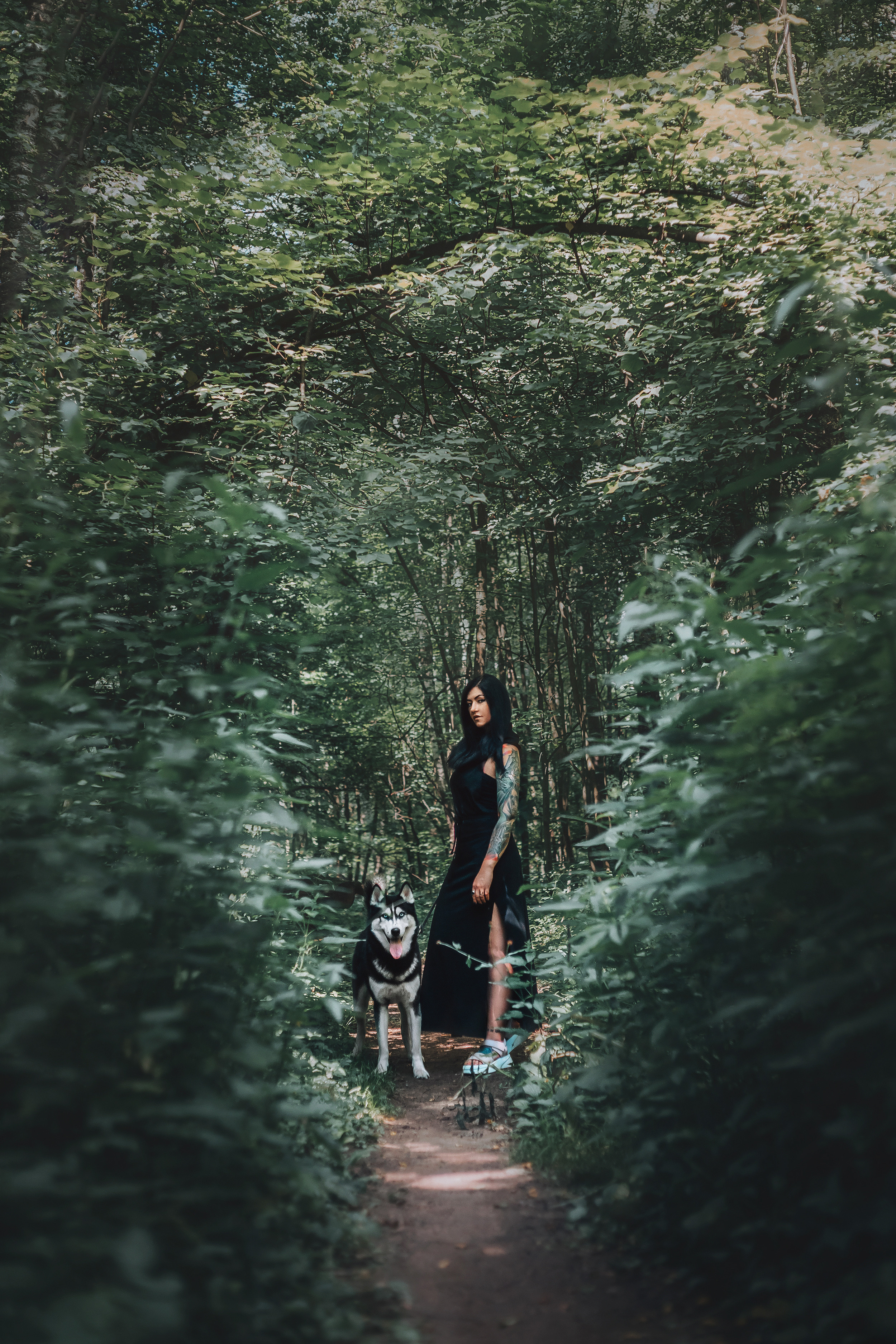 Настя и Норд. Фотограф-анималист Елена Радченко, Москва