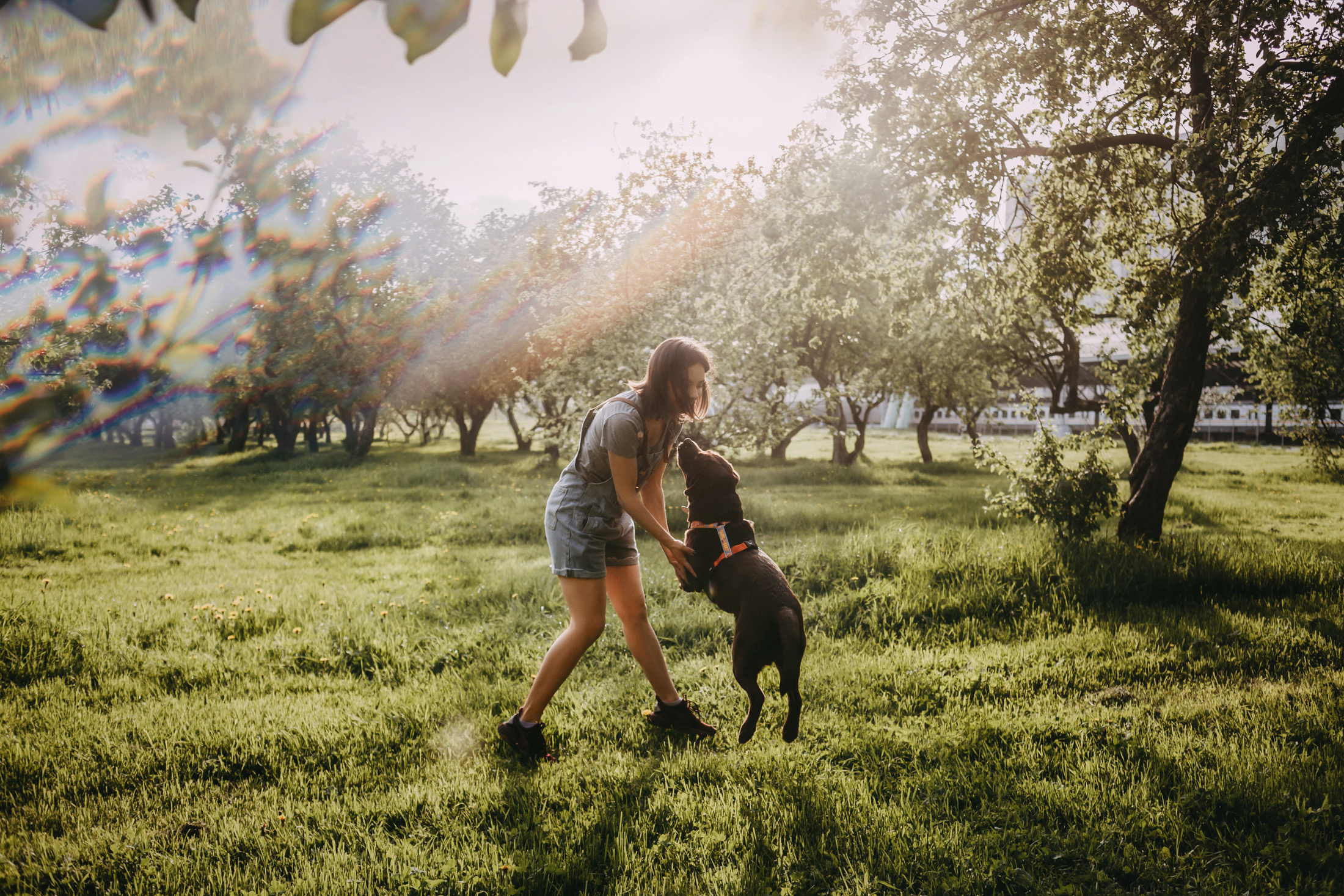 Настя и Вальда. Фотограф-анималист Елена Радченко, Москва