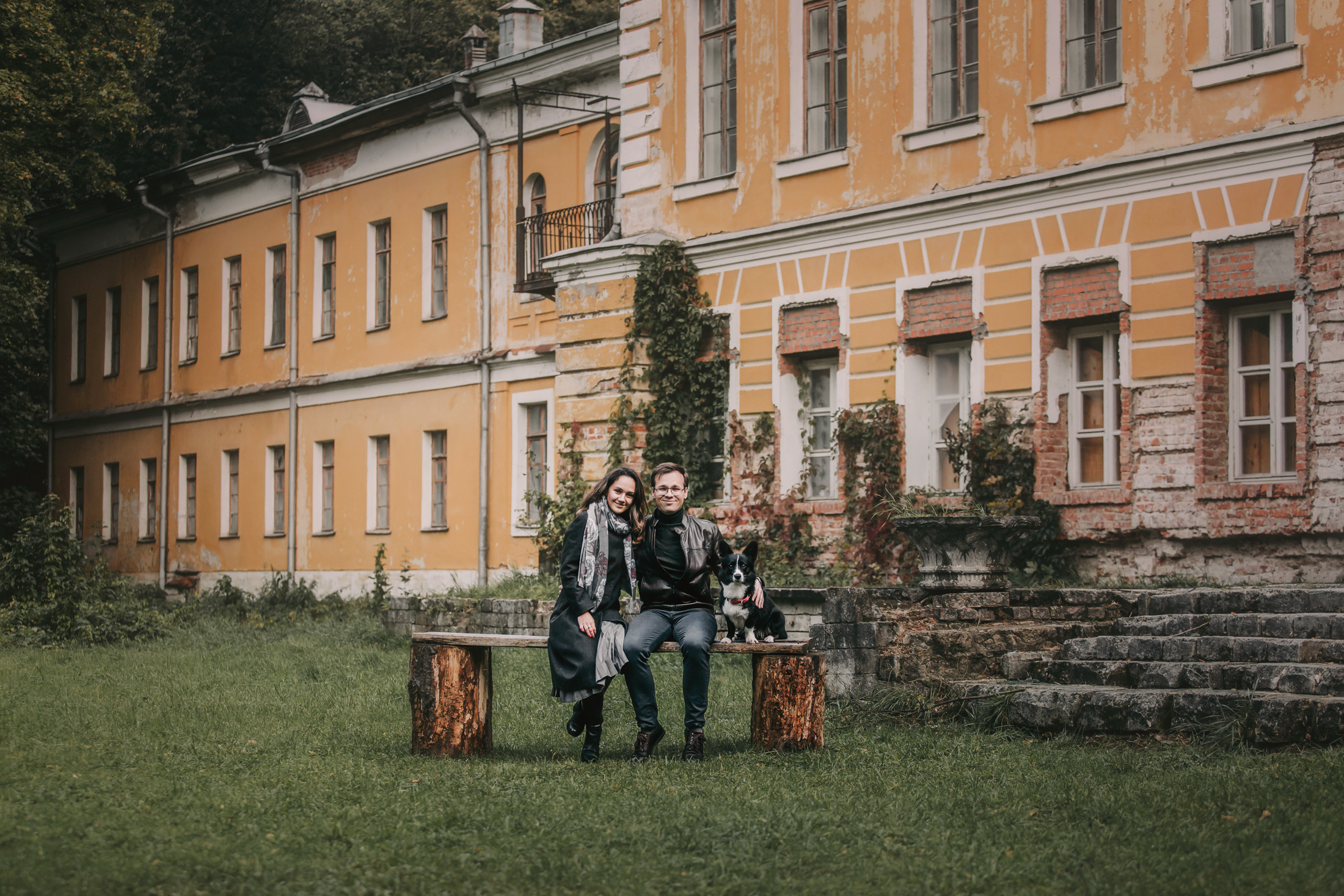 Андрей, Надя и Тара. Фотограф-анималист Елена Радченко, Москва
