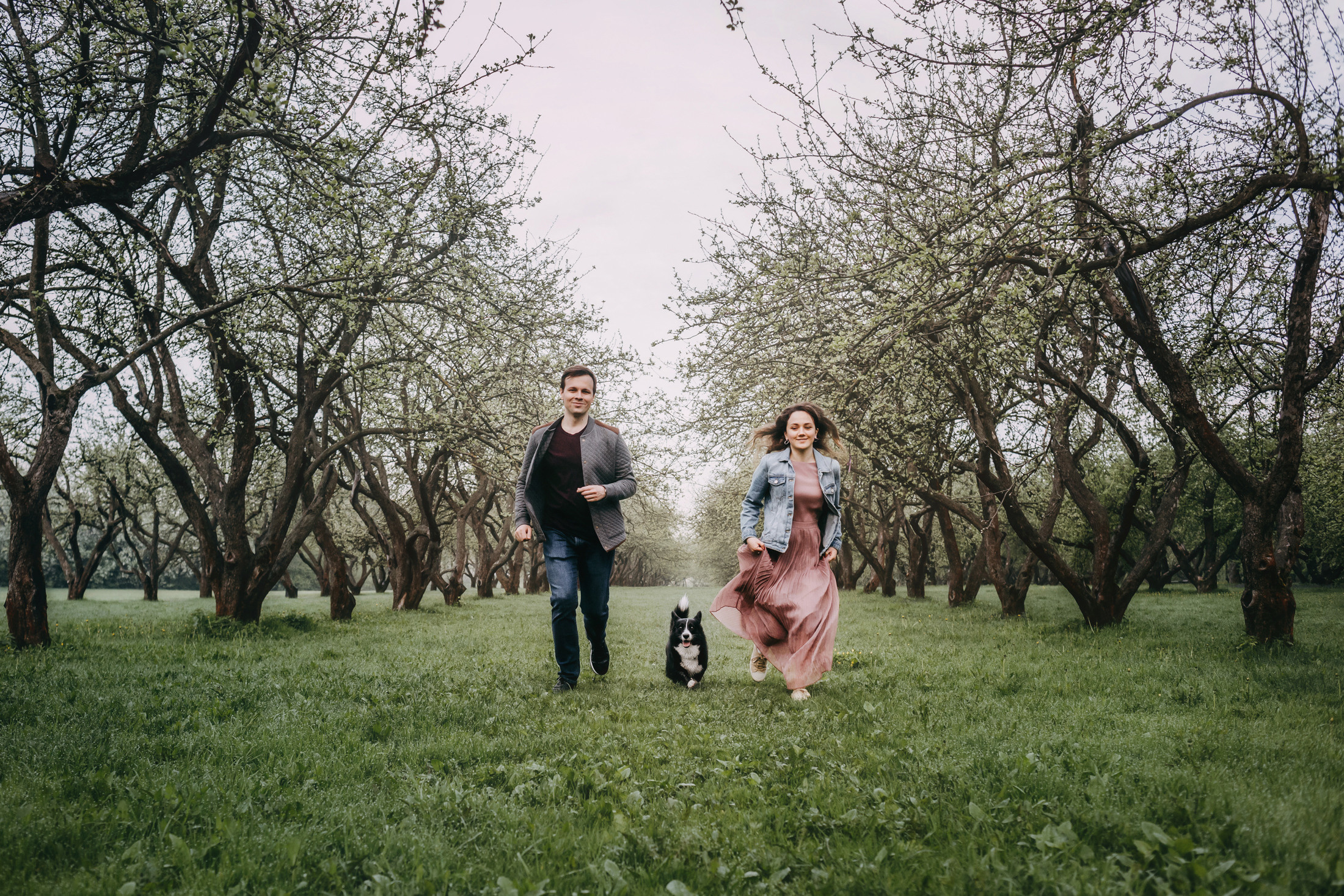 Андрей, Надя и Тара. Фотограф-анималист Елена Радченко, Москва