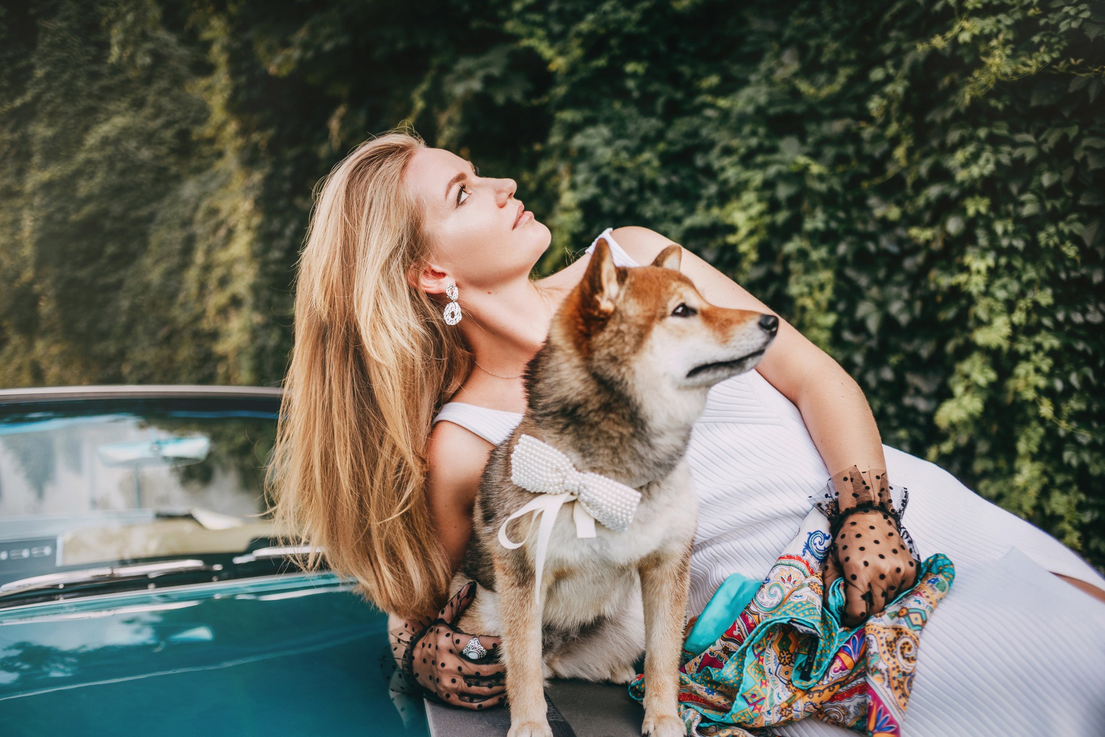 Наталья и Шанти. Фотограф-анималист Елена Радченко, Москва