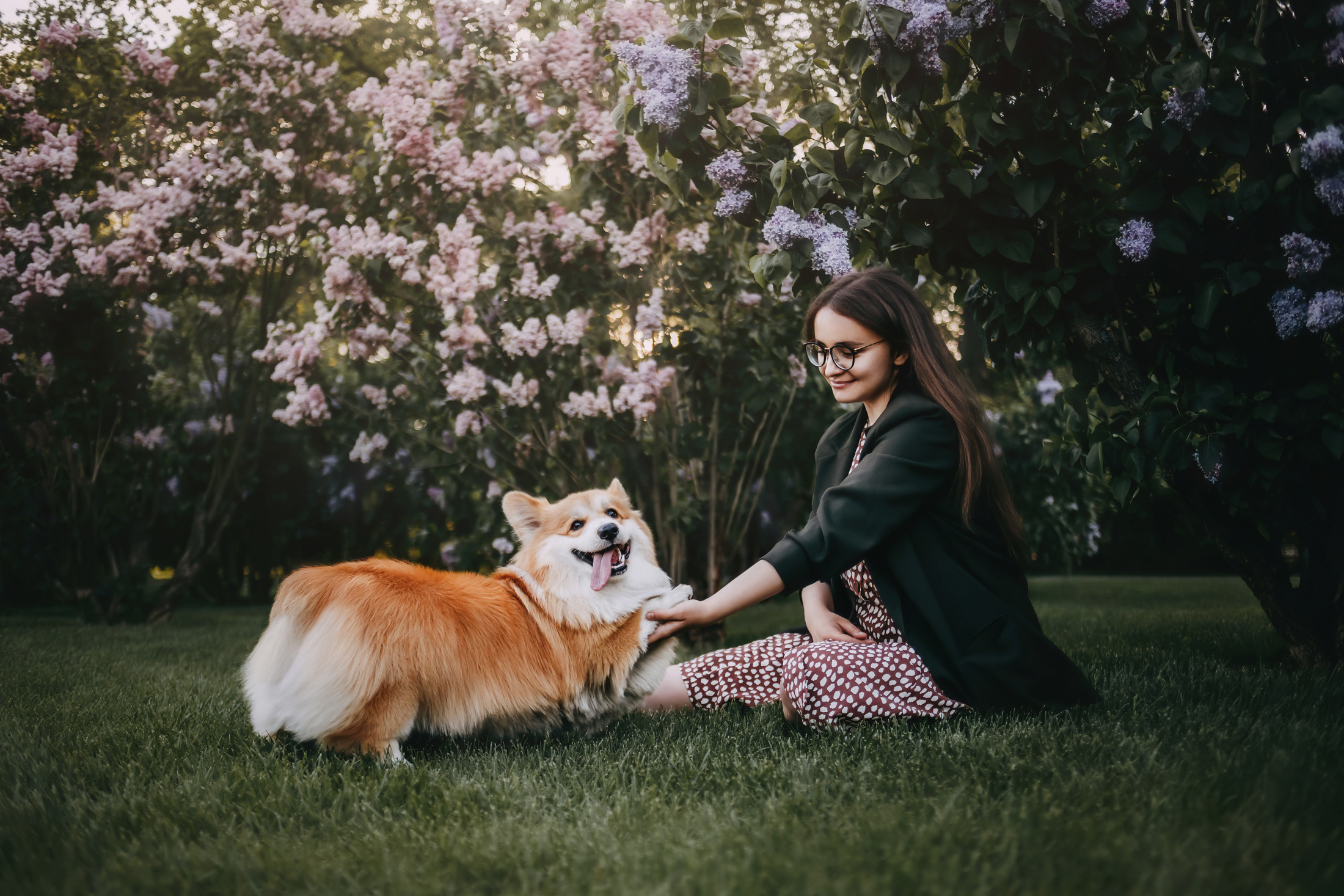 Аня и Винни. Фотограф-анималист Елена Радченко, Москва
