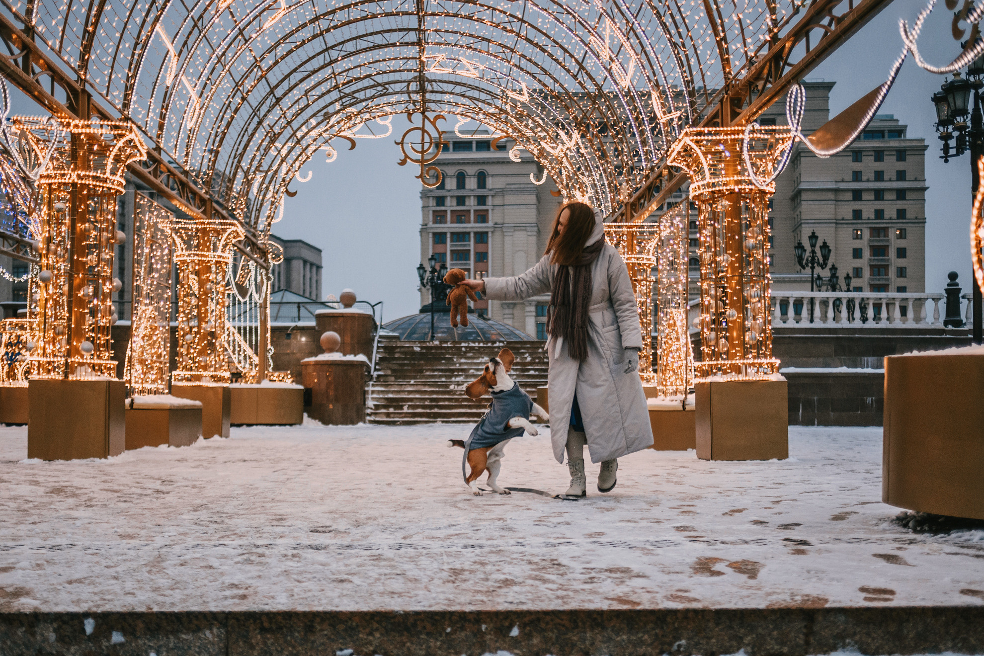 Марина и Дэй. Фотограф-анималист Елена Радченко, Москва