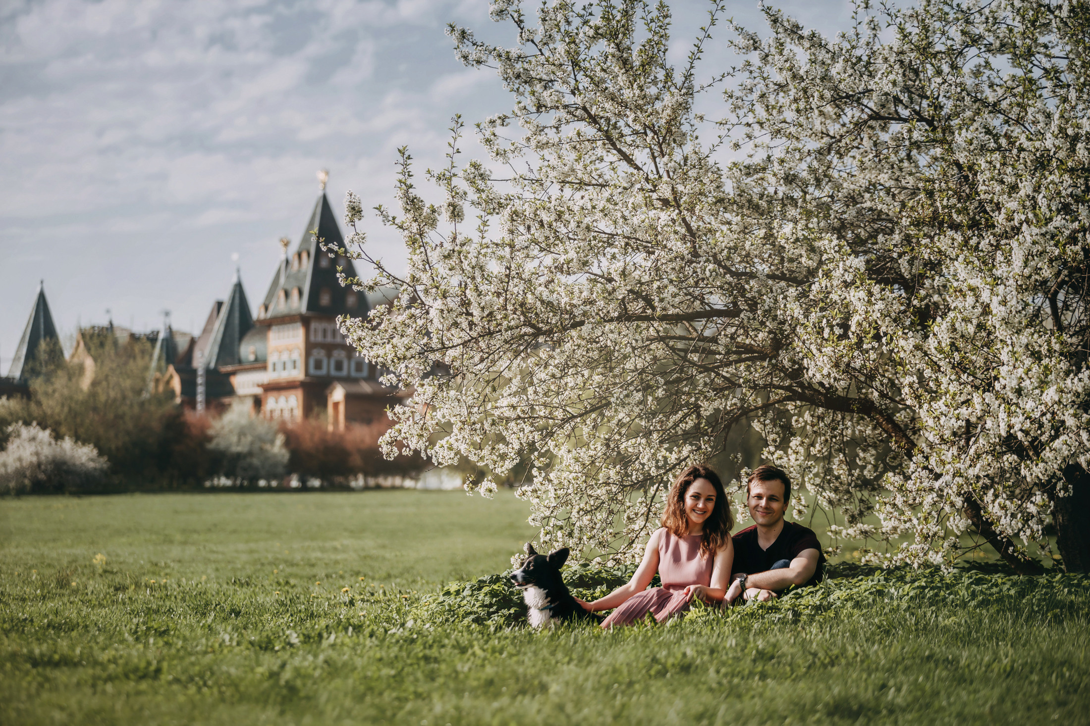 Андрей, Надя и Тара. Фотограф-анималист Елена Радченко, Москва