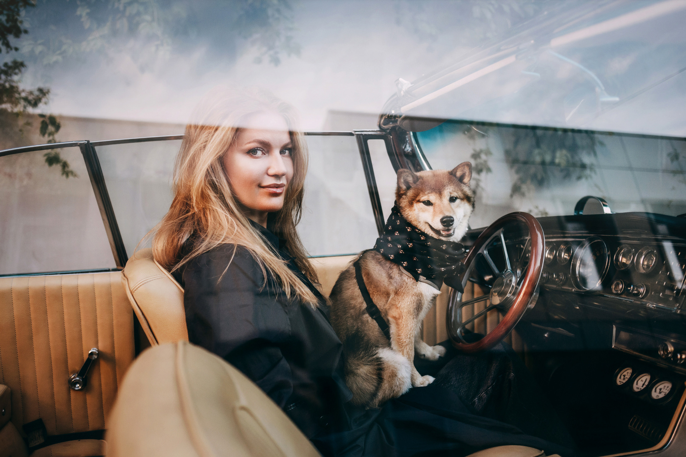 Наталья и Шанти. Фотограф-анималист Елена Радченко, Москва