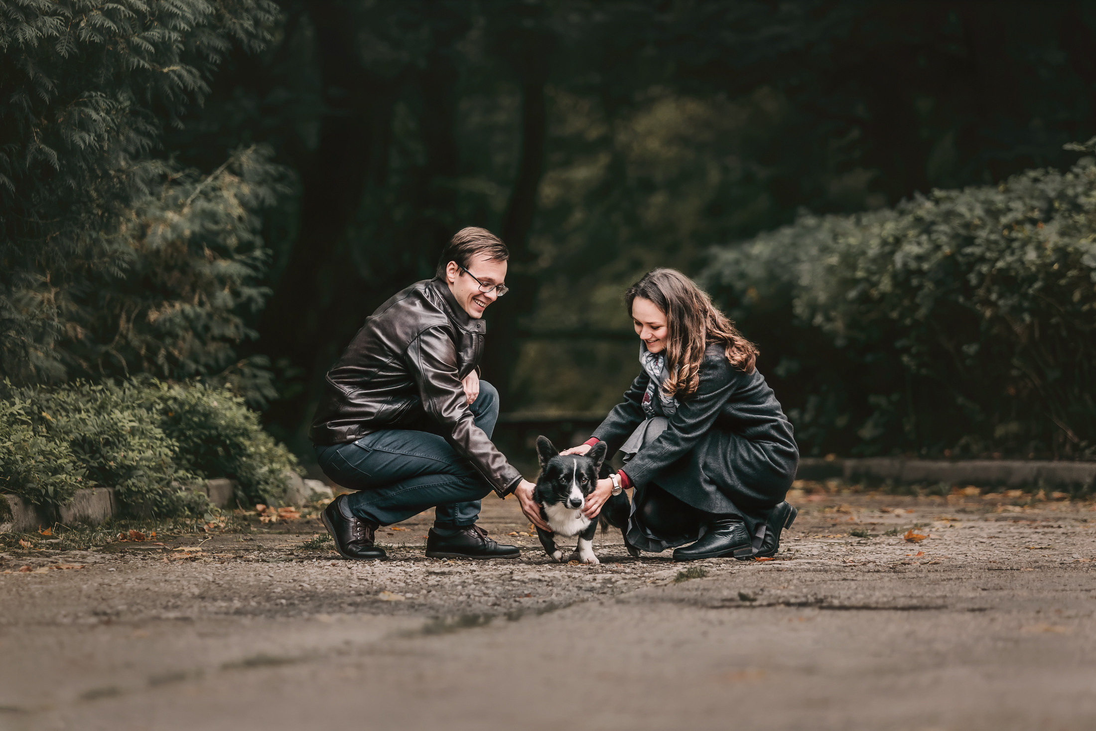 Андрей, Надя и Тара. Фотограф-анималист Елена Радченко, Москва