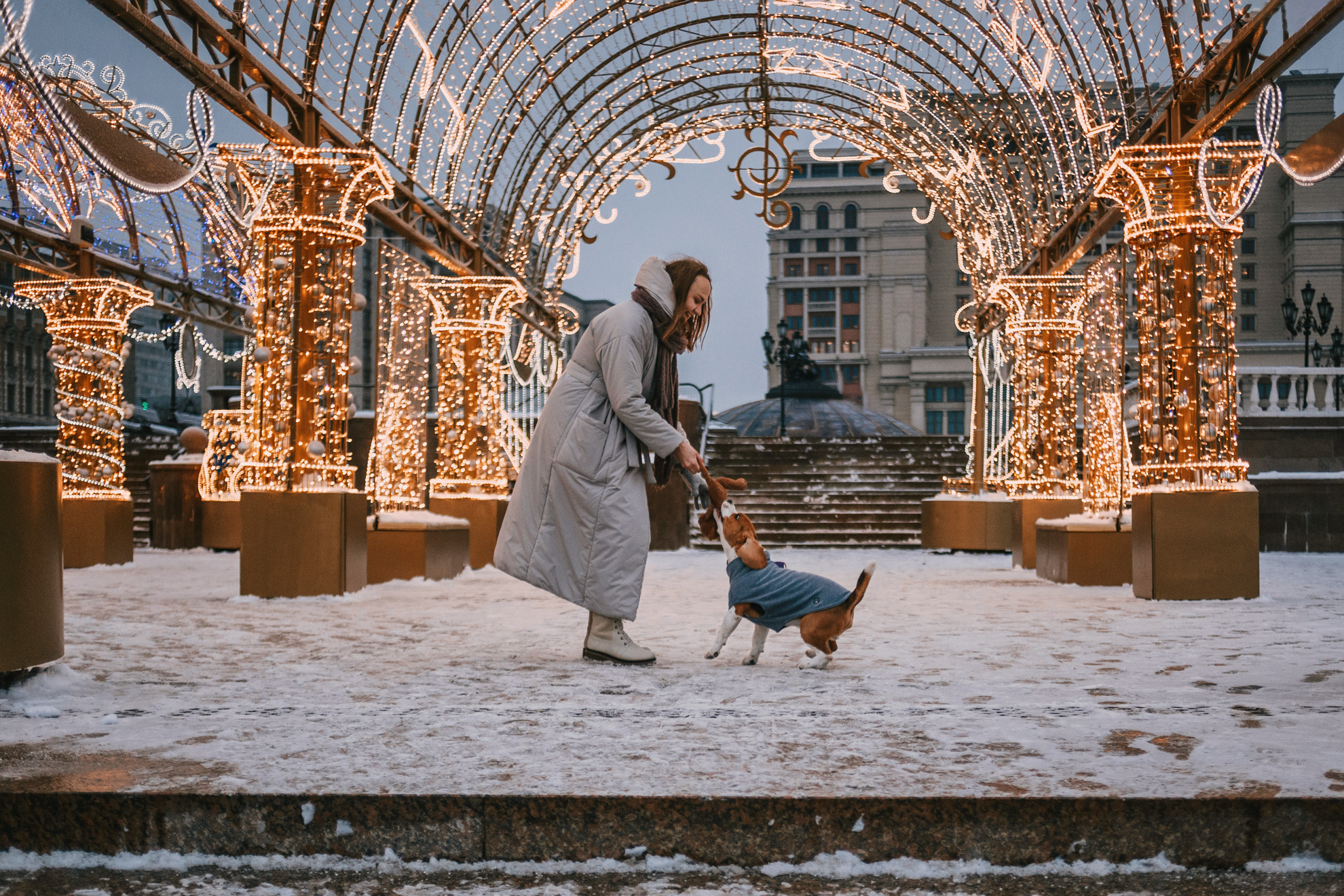 Марина и Дэй. Фотограф-анималист Елена Радченко, Москва