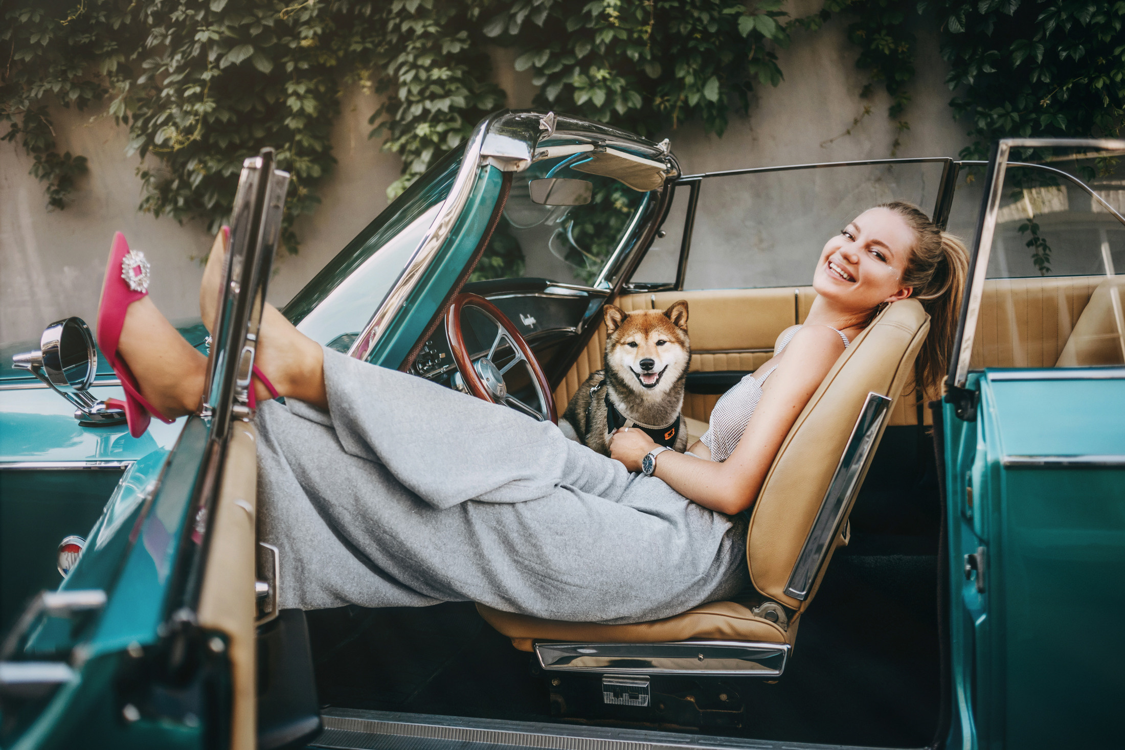 Наталья и Шанти. Фотограф-анималист Елена Радченко, Москва