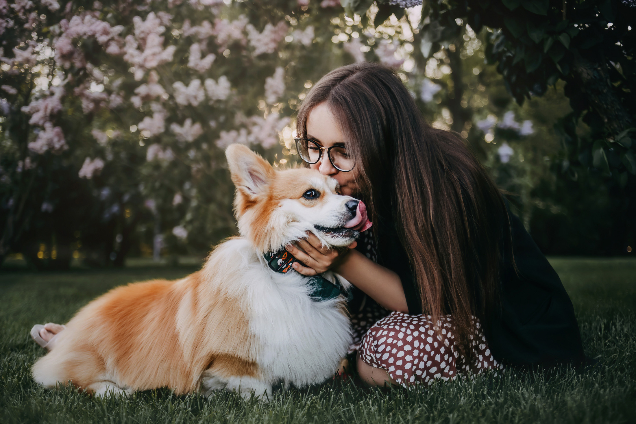 Аня и Винни. Фотограф-анималист Елена Радченко, Москва