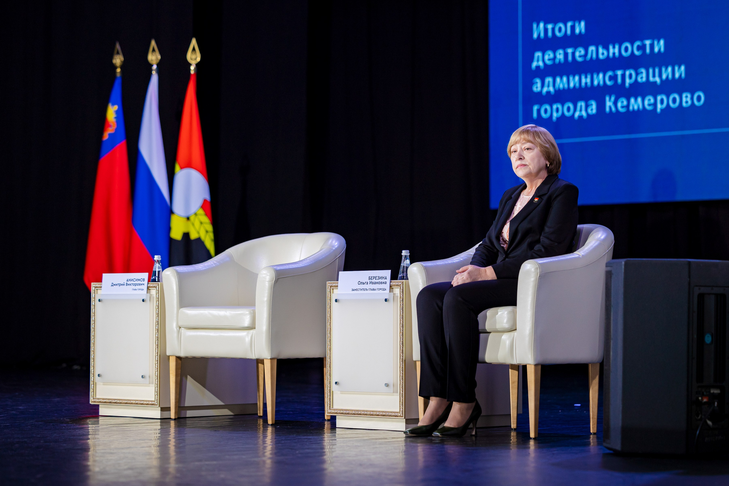 Выступление главы города Кемерово Дмитрия Анисимова. Фотограф Князев Сергей