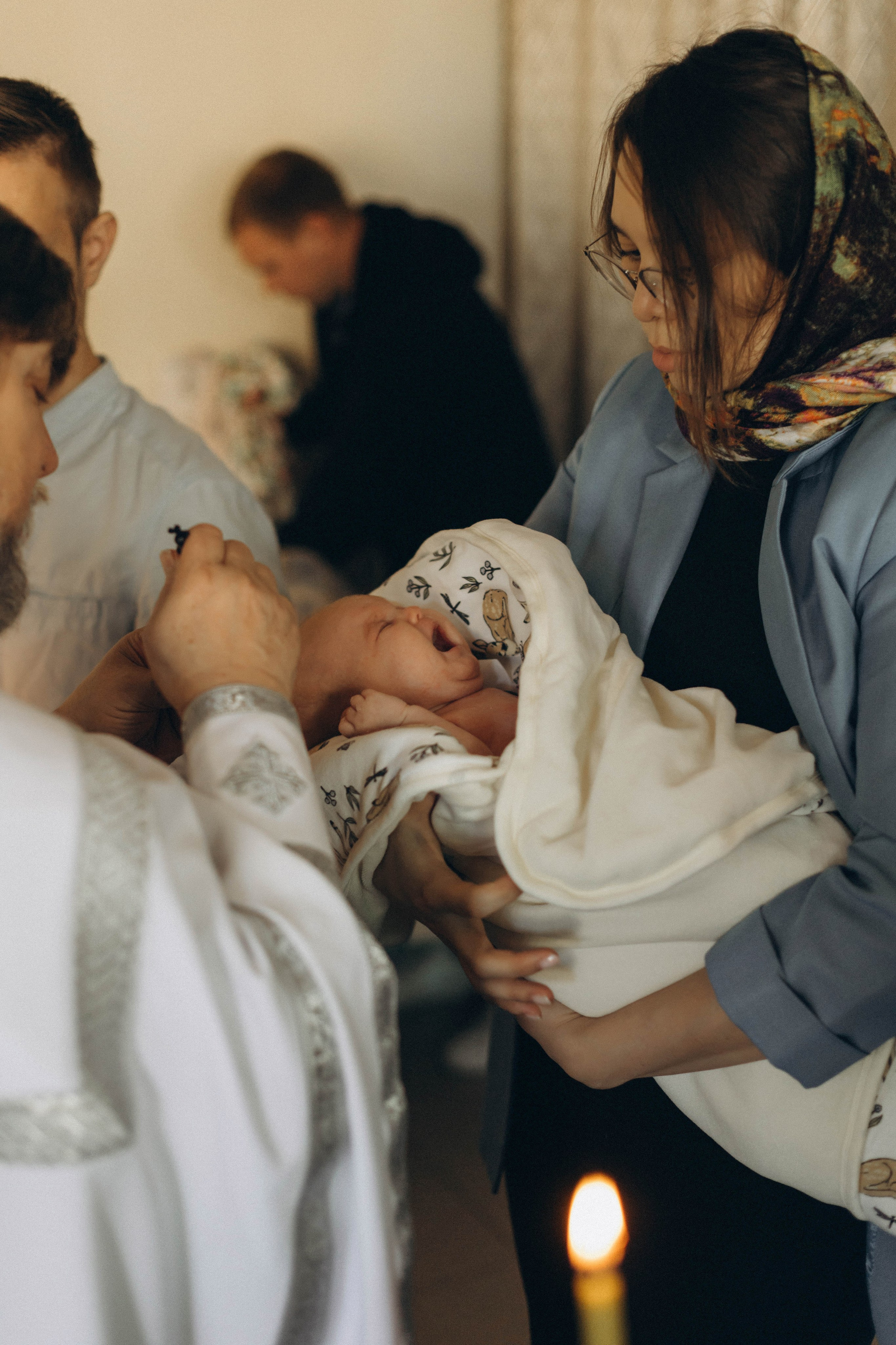 Крестины Александры. Портретный и свадебный фотограф в Астрахани Сабира Аубекерова