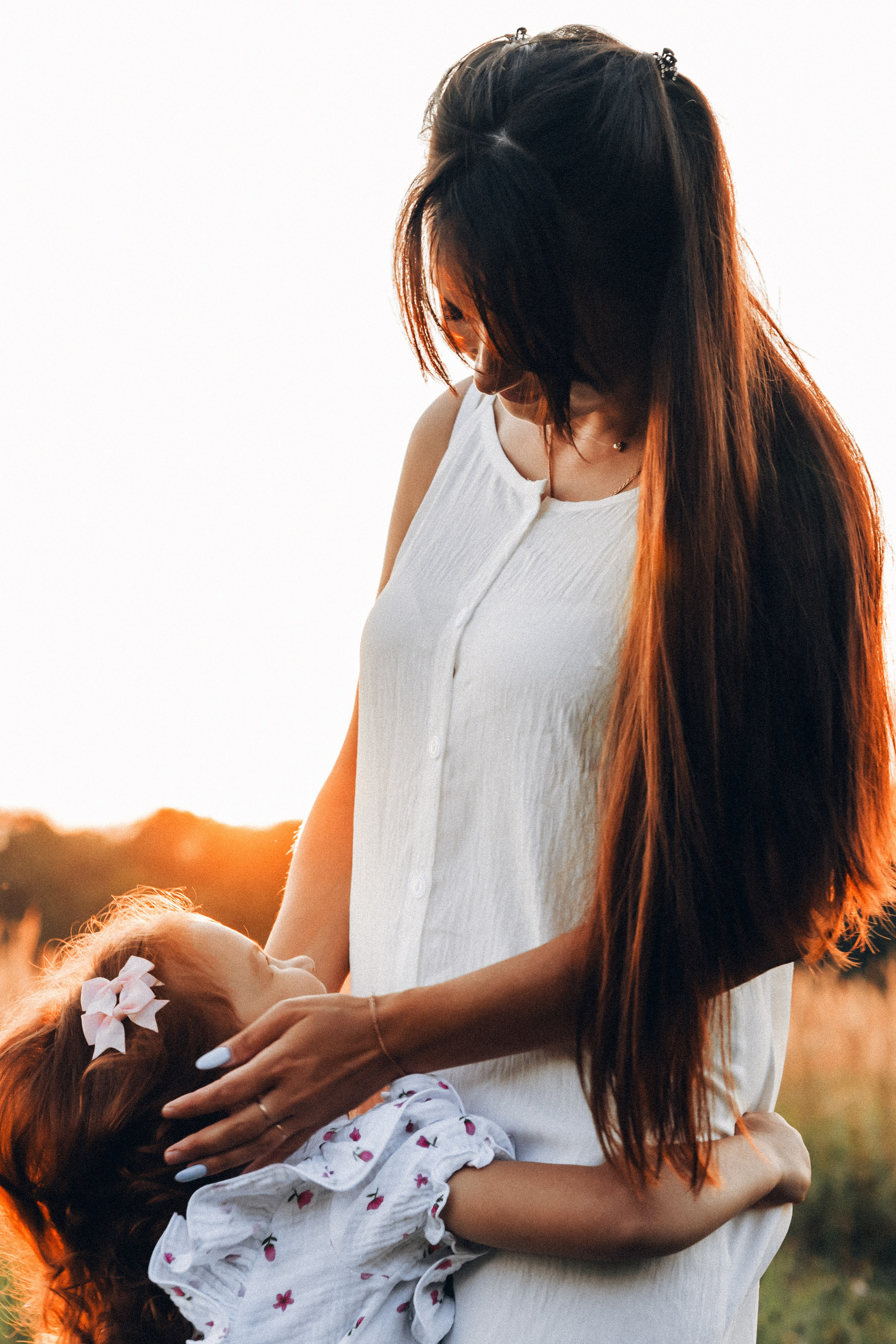 Семейная съемка на закате