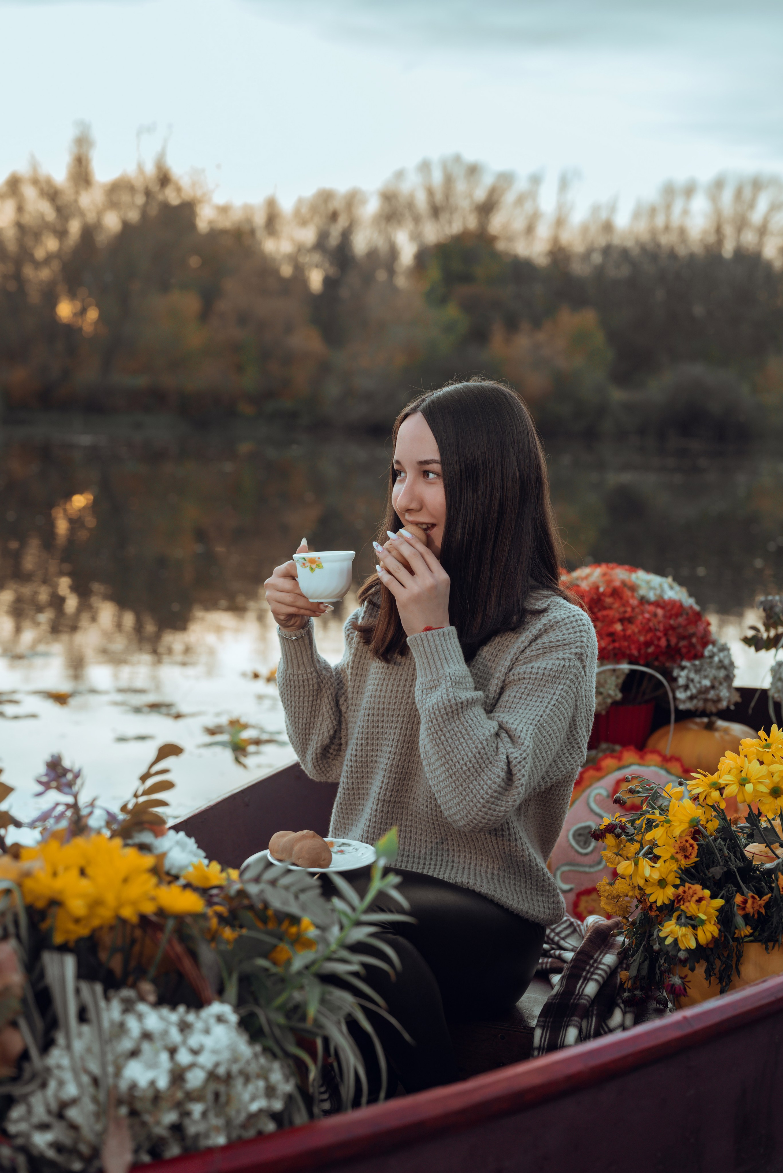 Фотопроект с осенней лодкой. Фотограф в городе Салават