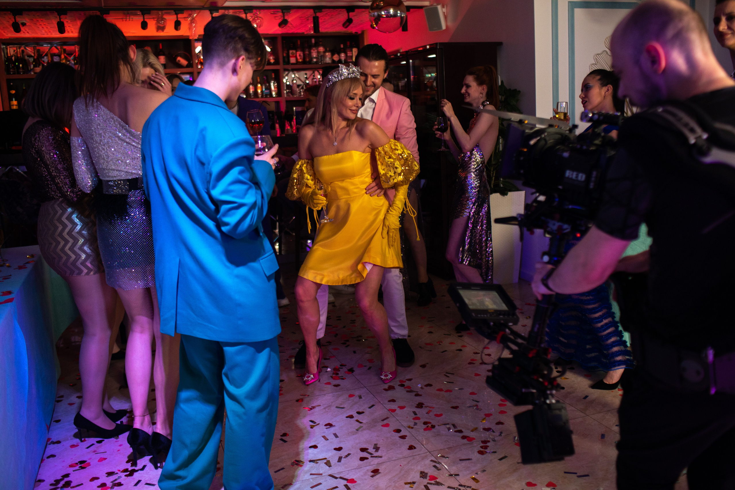 Съемка клипа Анни Калашниковой «Не ври мне в Риме». Art photographer Nino