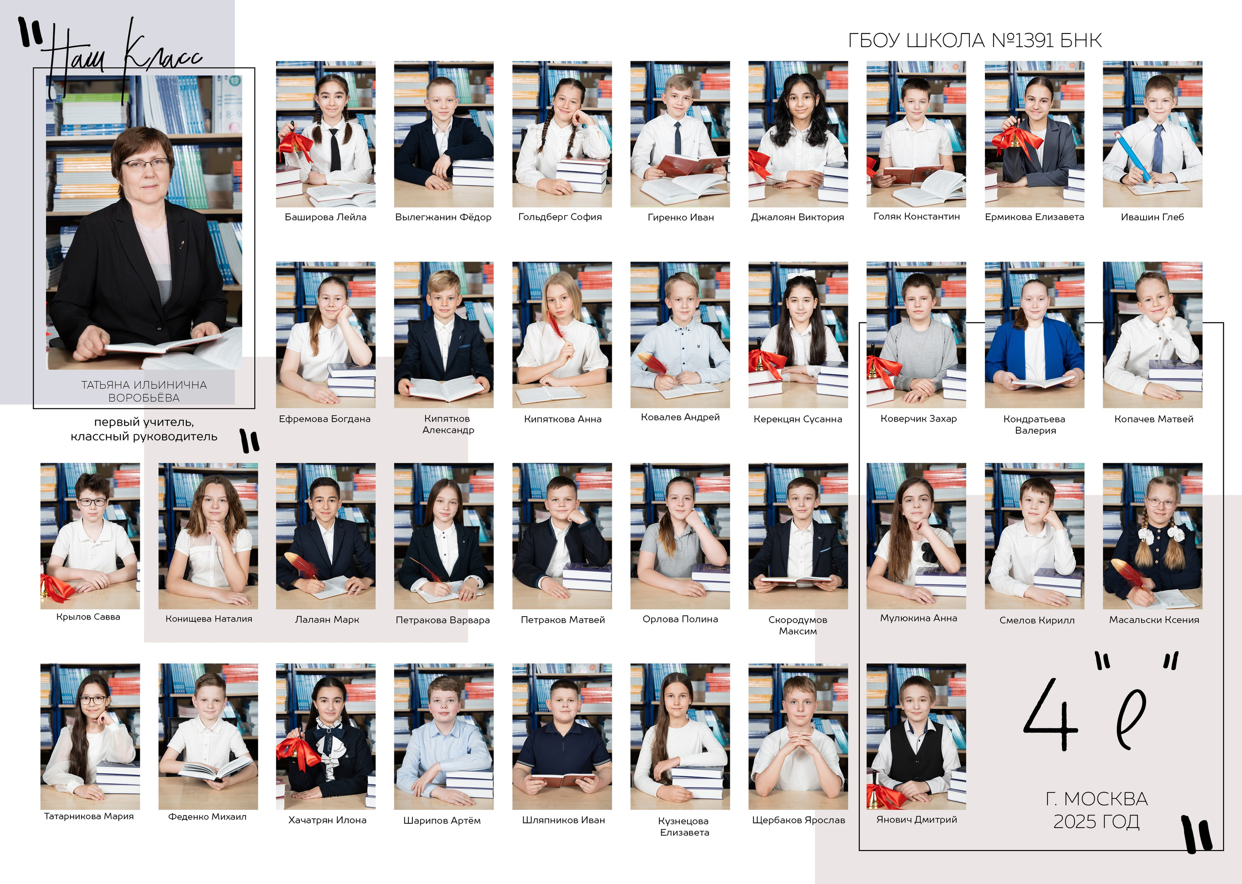 Школьные фотокниги. Семейный и детский фотограф в Москве Евгения Миронова