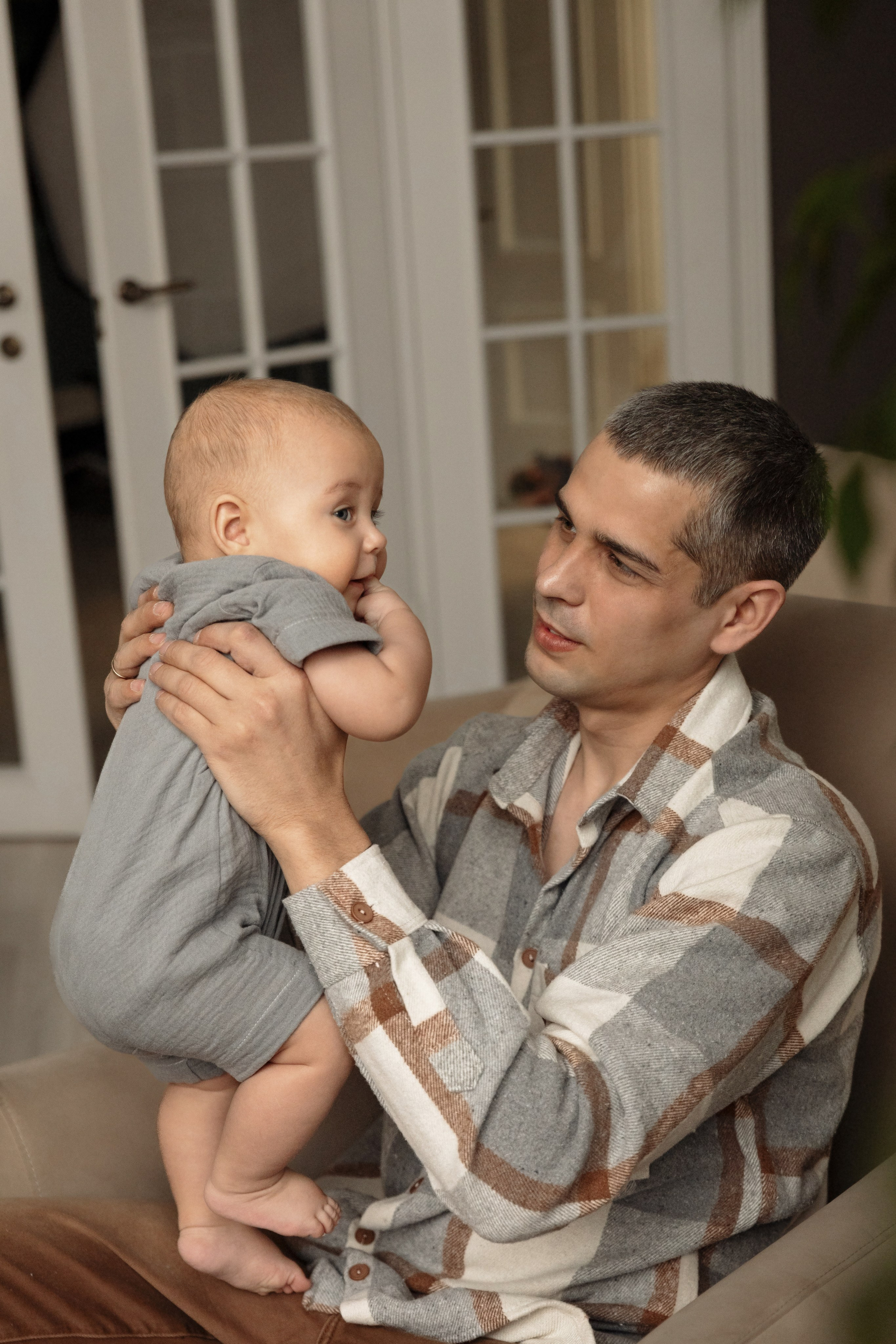 Семейная фотосессия дома. Семейный фотограф в Москве Трубинова Екатерина