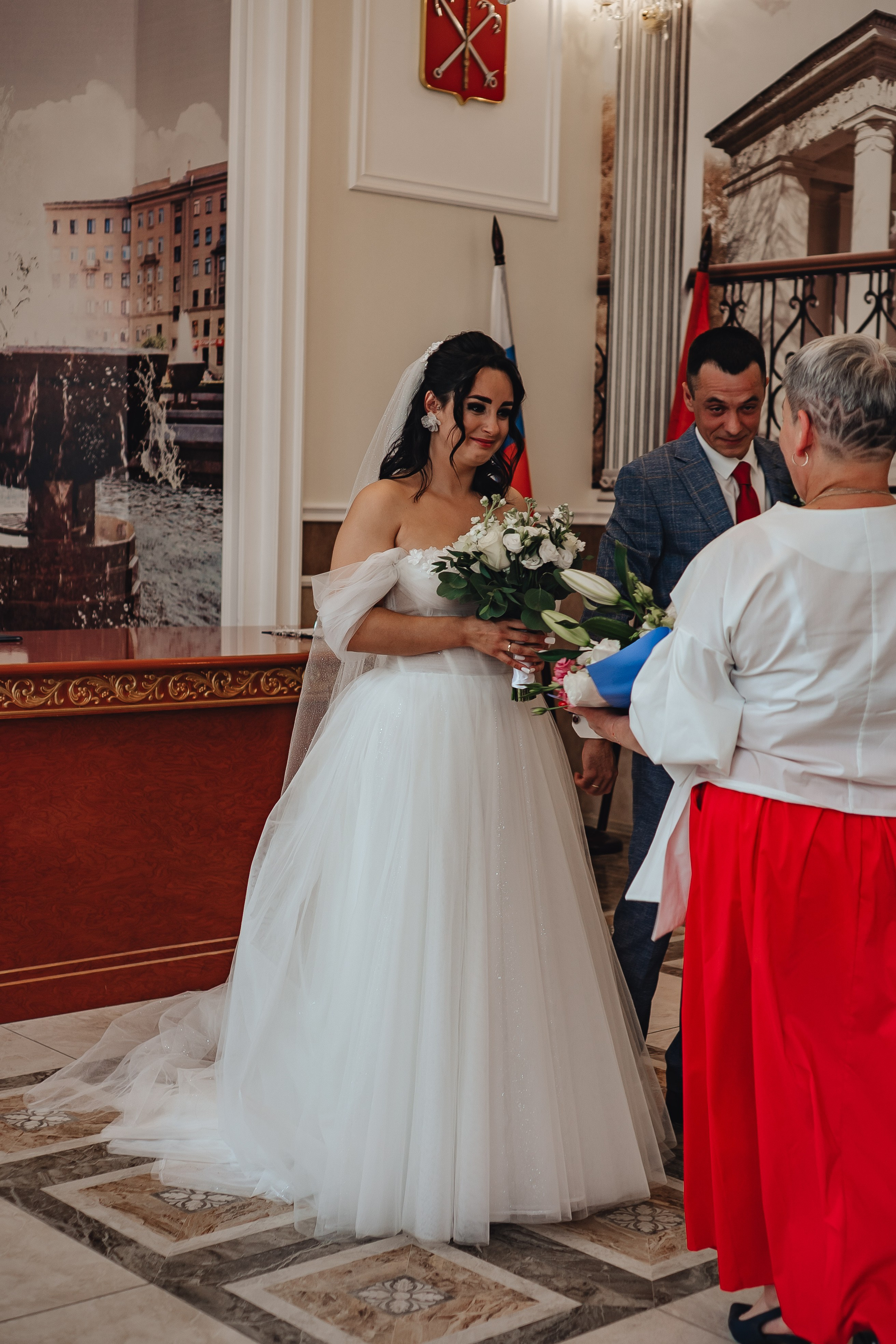 СВАДЕБНАЯ СЬЕМКА В ЗАГСЕ НА МОСКОВСКОМ ПРОСПЕКТЕ. Профессиональный фотограф, Санкт-Петербург — Виктория Богомолова