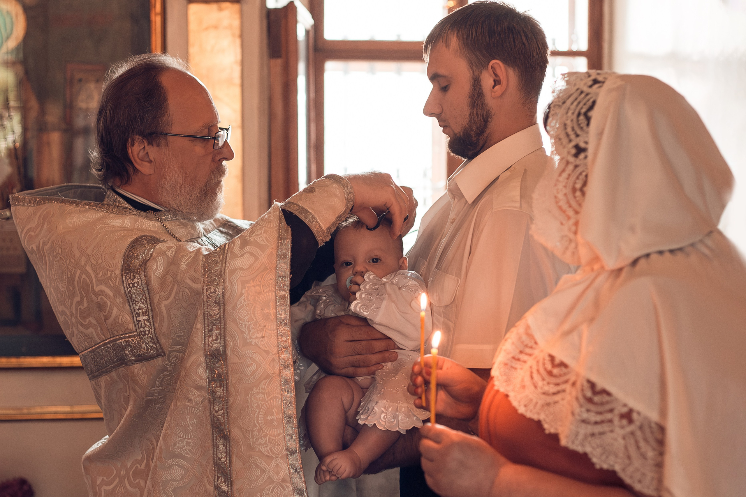 Крещение Артемия в Георгиевской церкви Калуги