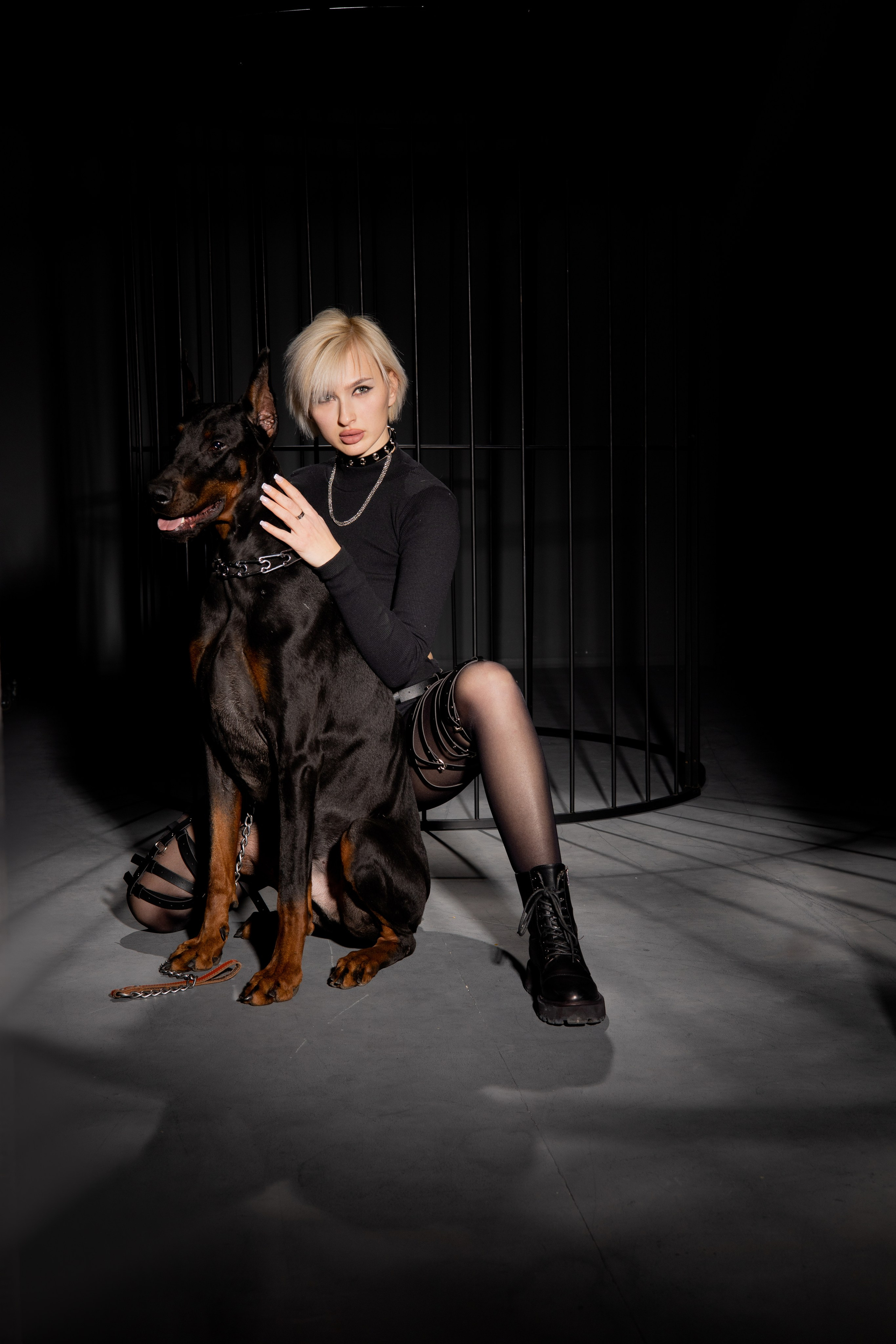 Александра Лис и Кайен. Фотограф Владивосток