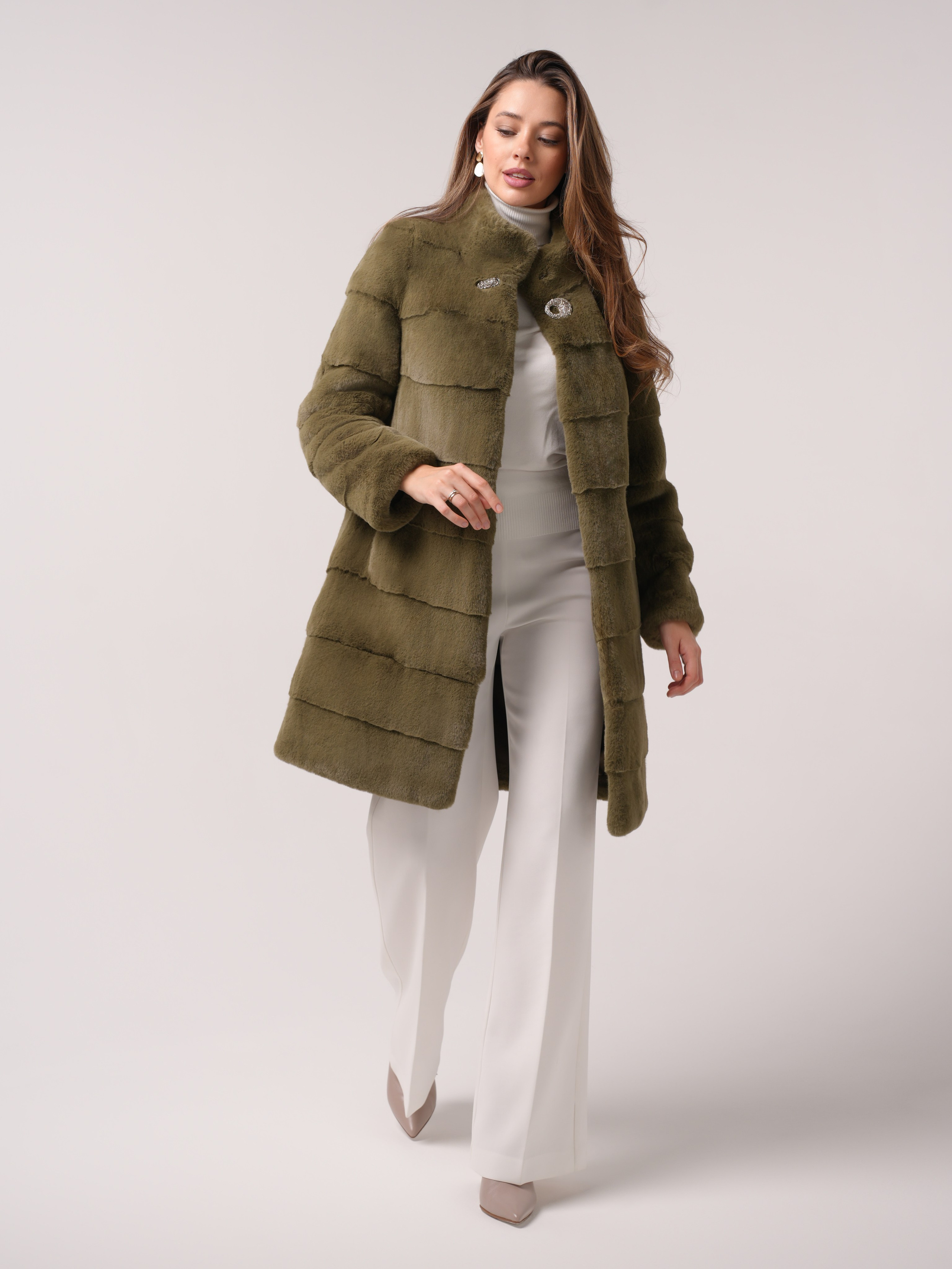 Новогодняя фотосессия бренда шуб. Портретный фотограф Москва Белогорцев Сергей