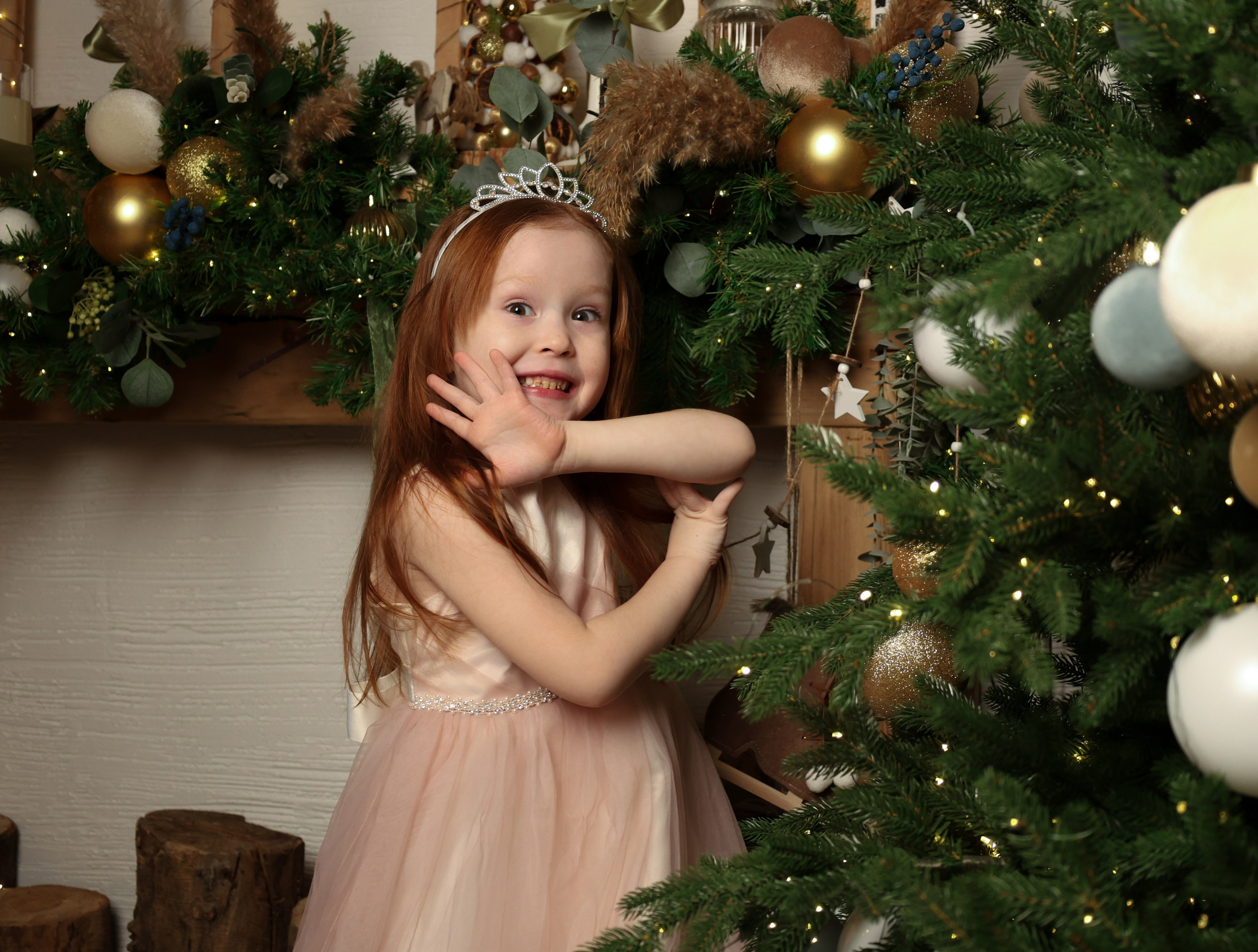 Семейная новогодняя съёмка Елена, Лиза и Лера. Tatiana Shumskaya