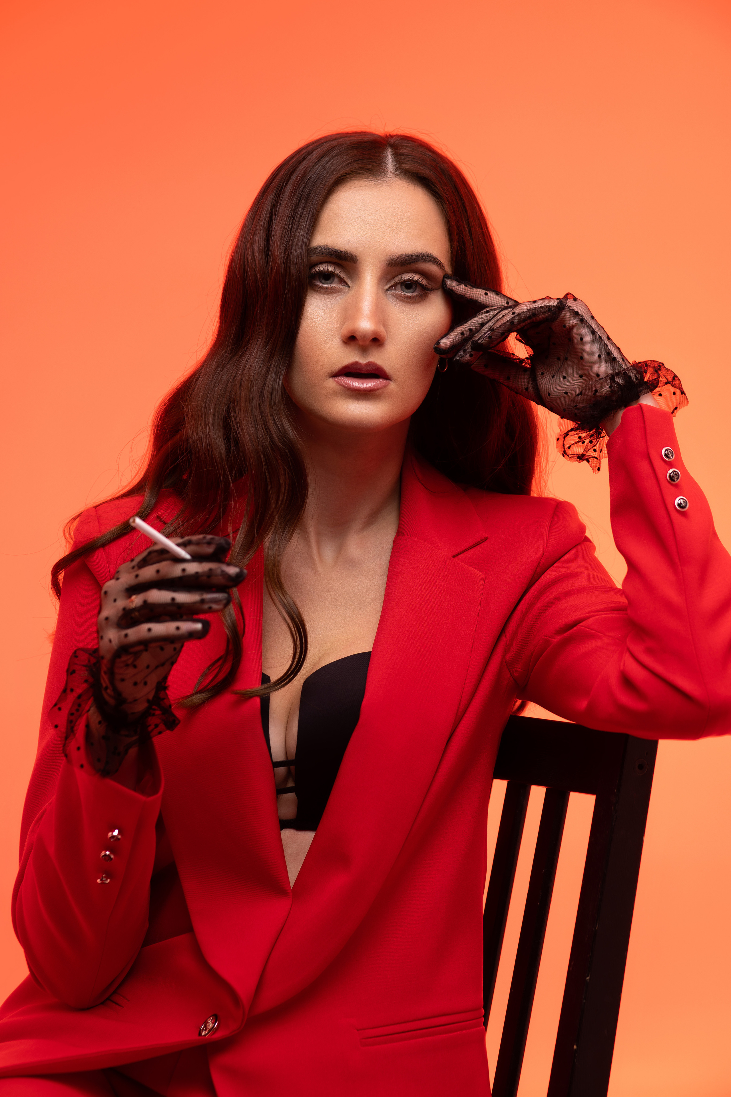 Цветной свет и фигуры. Фотограф Минск