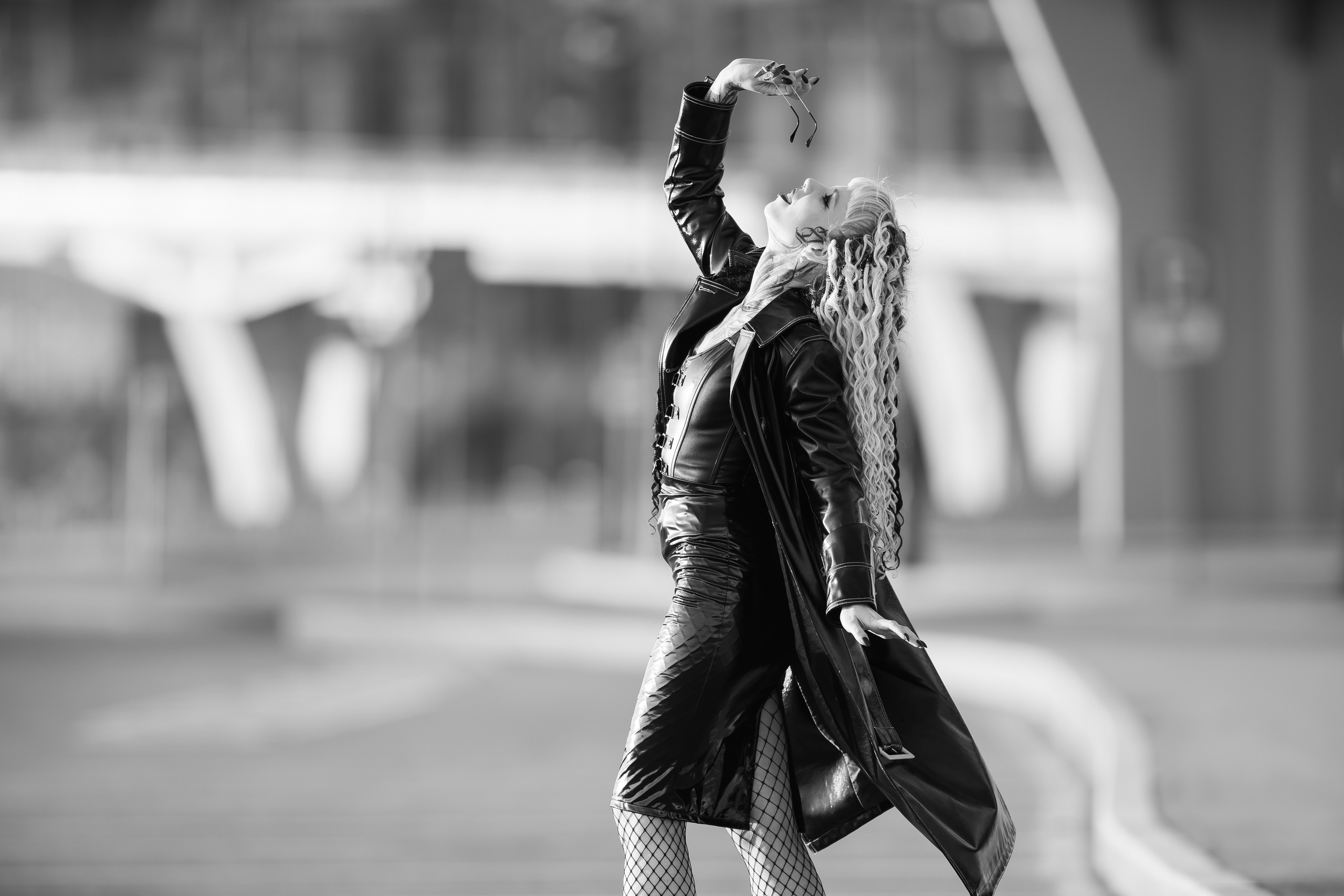 Оля. Паркинг. Портретный фотограф в Санкт-Петербурге Александр Быстрицкий