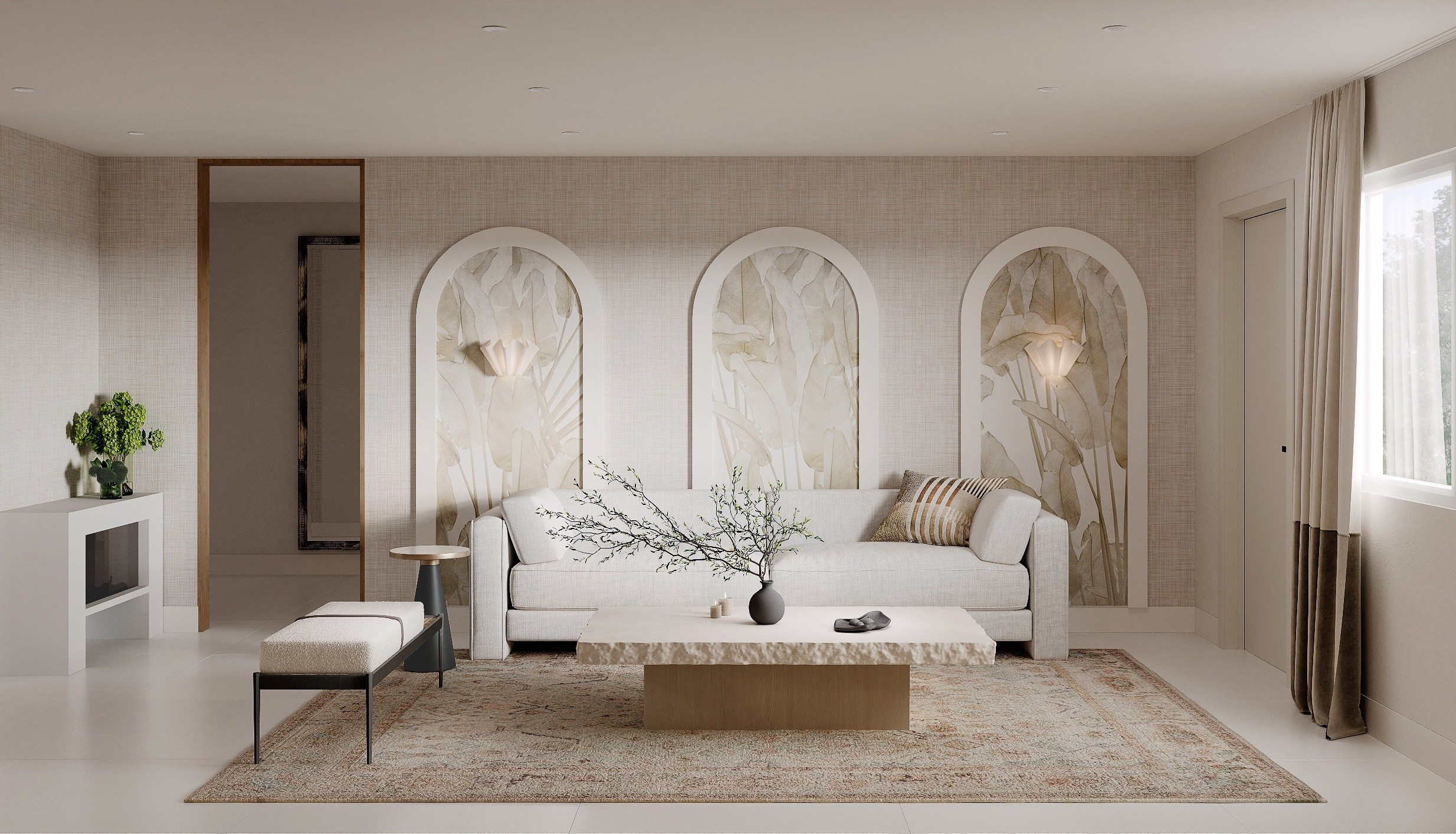 Kitchen/living/Maiami/Florida. Solovets visualization