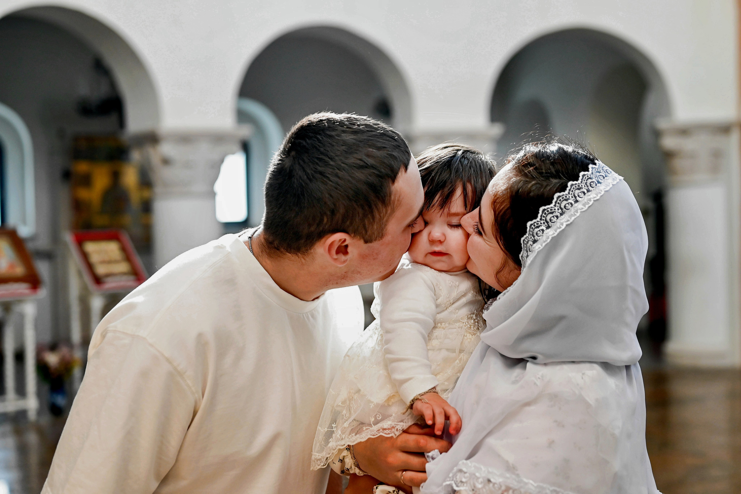 Крещение Вероники. Семейный и детский фотограф Москва