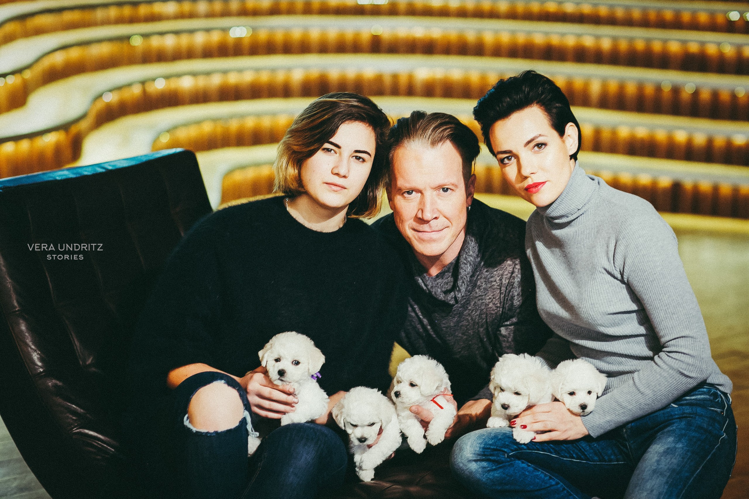 Надежда Борисова, Ксения и Алексей Кравченко