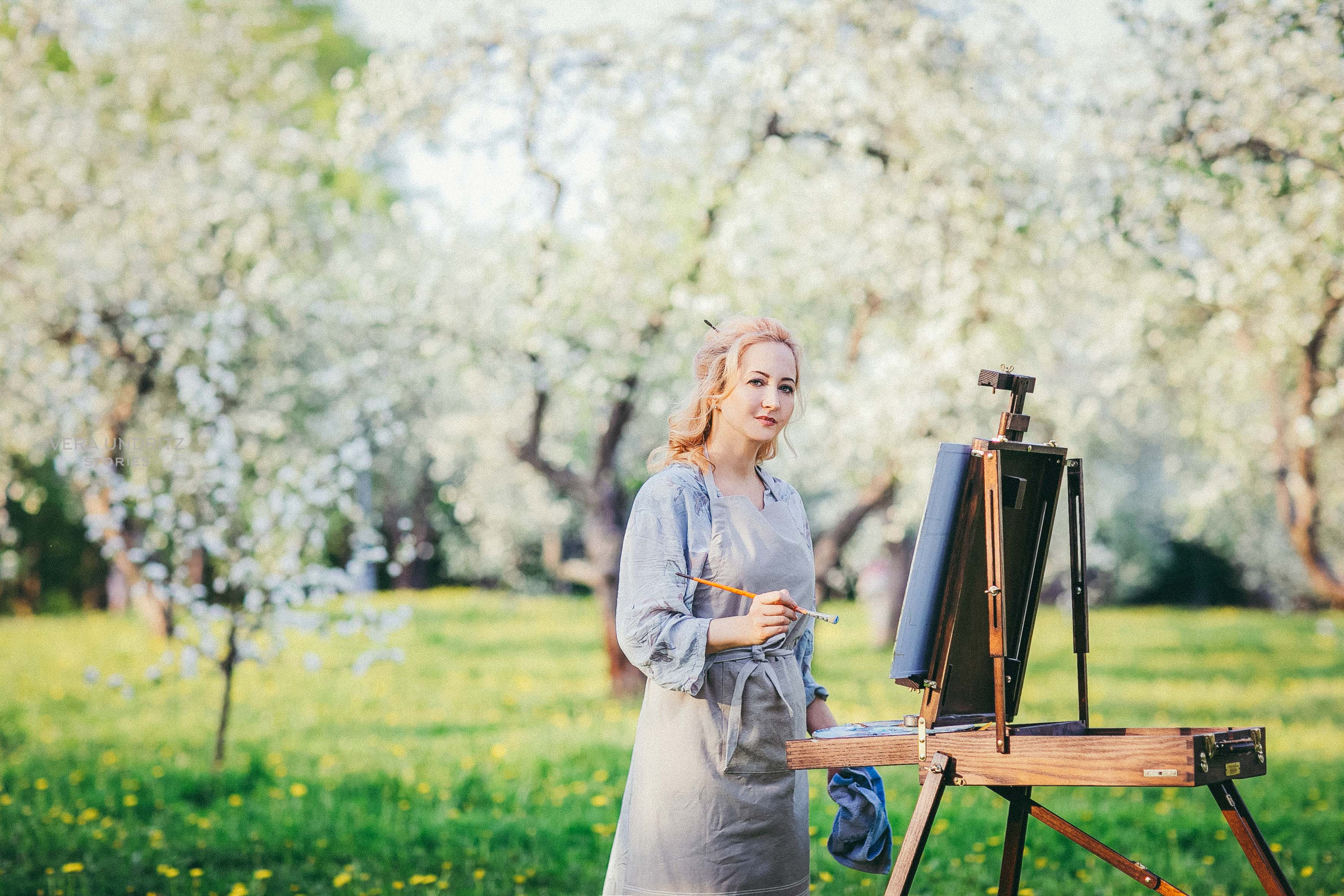 Контент-съёмка для художницы Яны. Вера Ундриц/Vera Undritz, celebrity фотограф, Москва