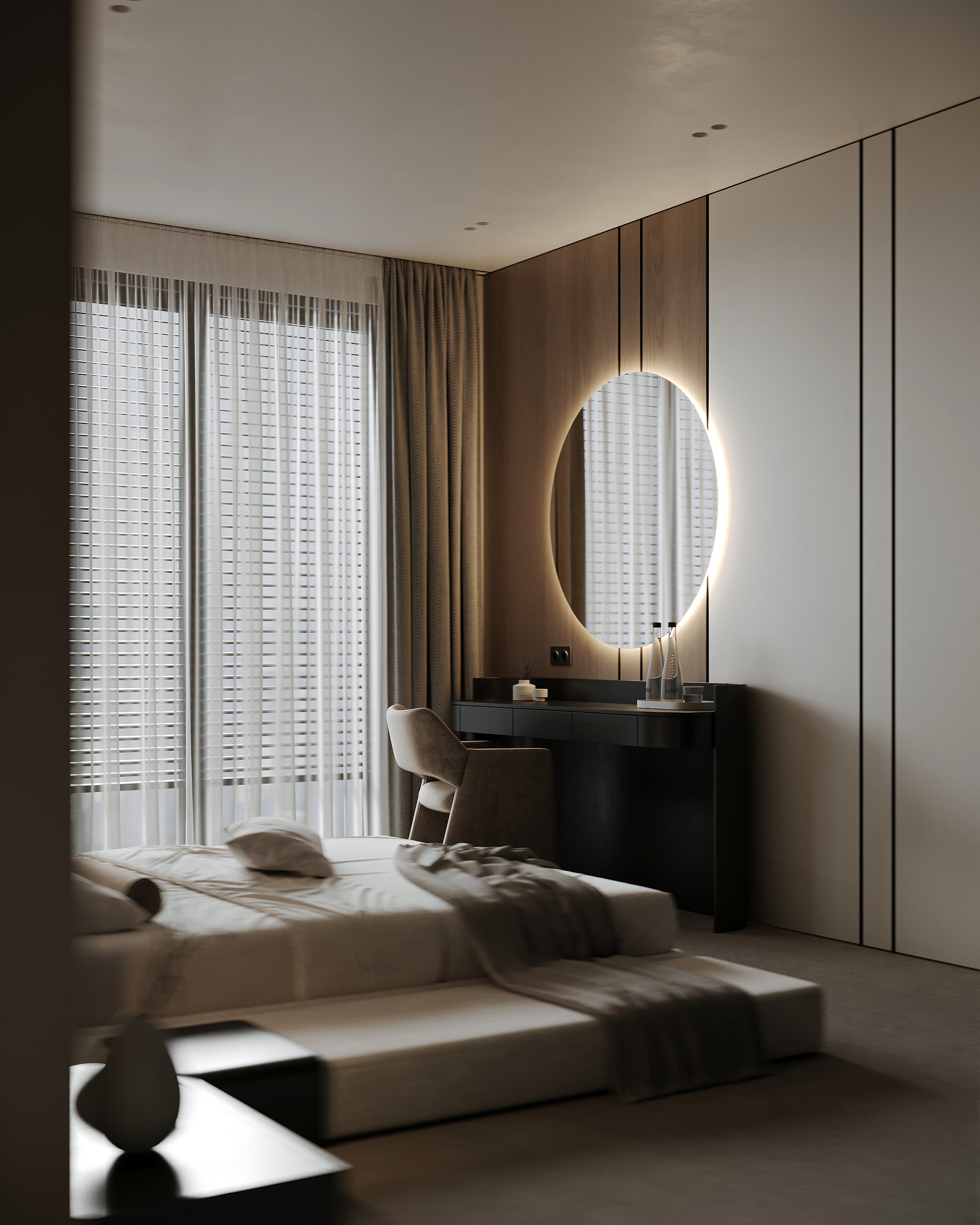 Современная спальня в Краснодаре