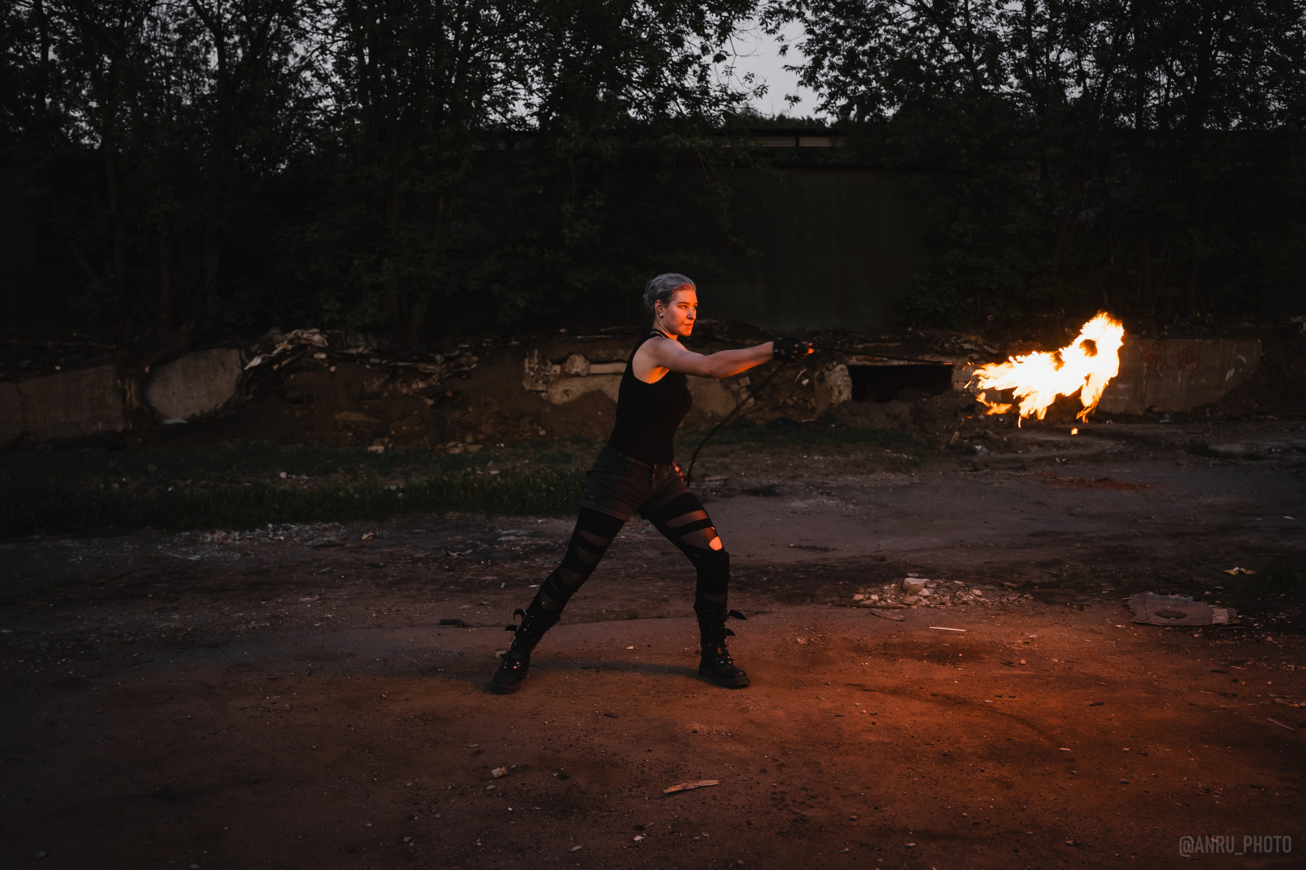 Огненная тренировка. Репортажный фотограф Анастасия Рубцова
