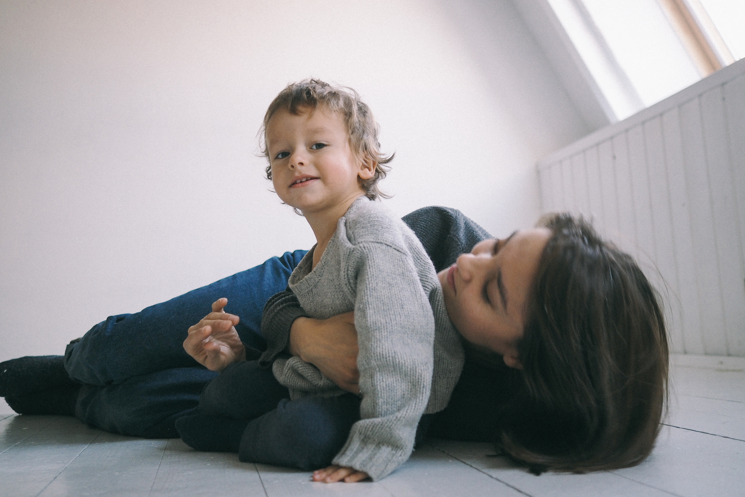 Maria and Danila in the studio. Photographer and videographer Valeria Lisauske