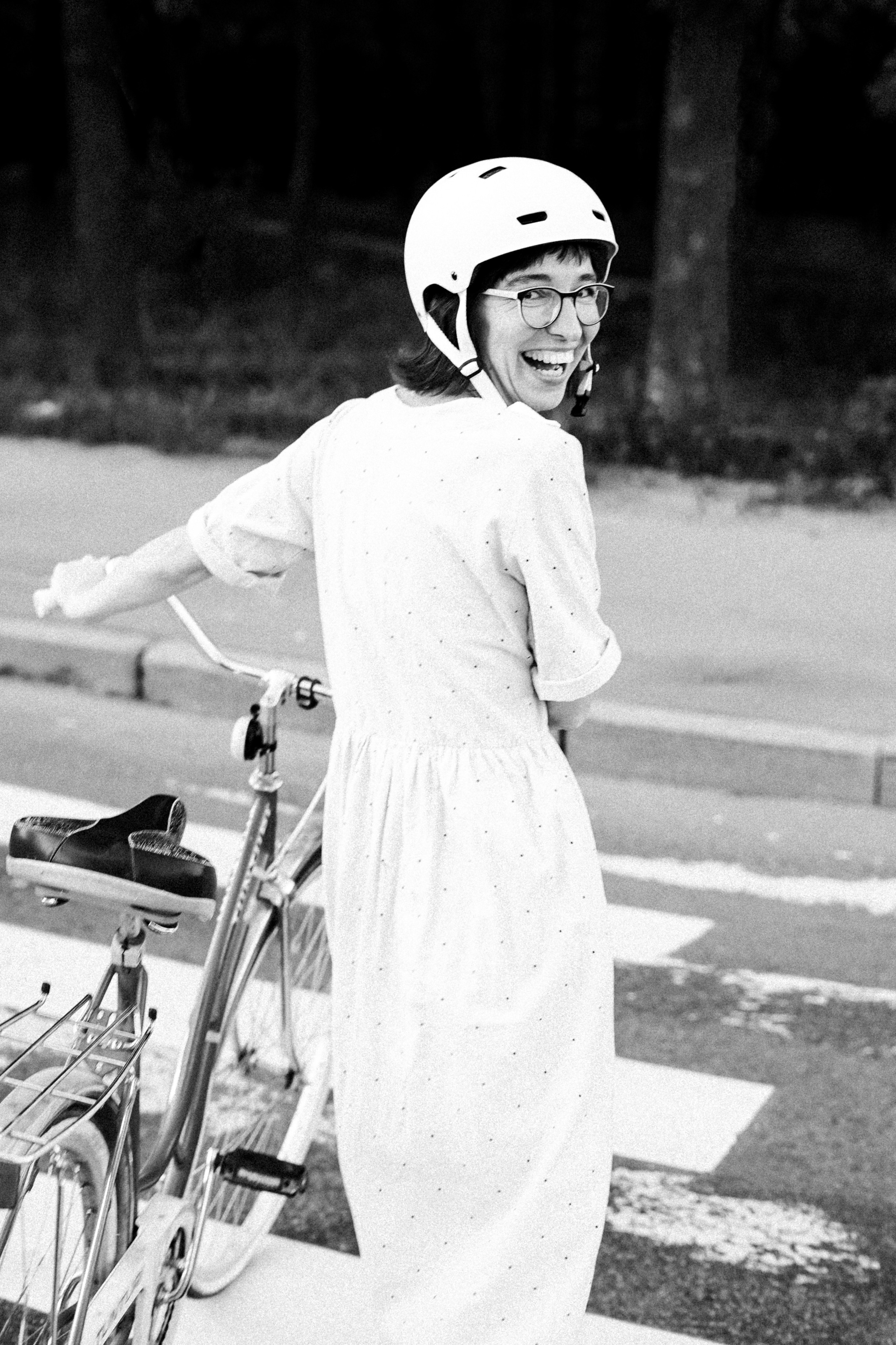 Maria, the bicycle and the end of summer. Photographer and videographer Valeria Lisauske